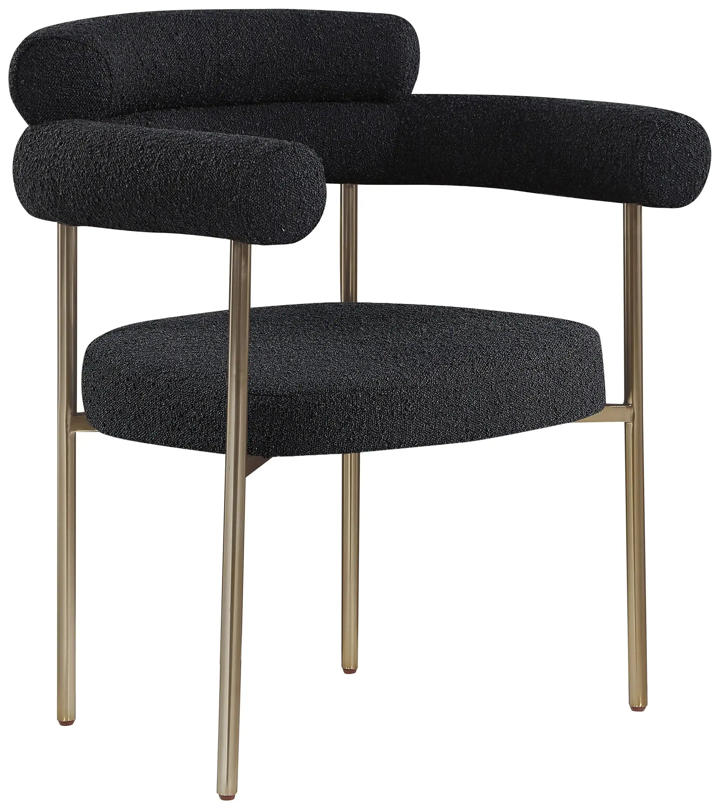 Blake - Boucle Fabric Dining Chair (Set of 2) - Best Buy Furniture