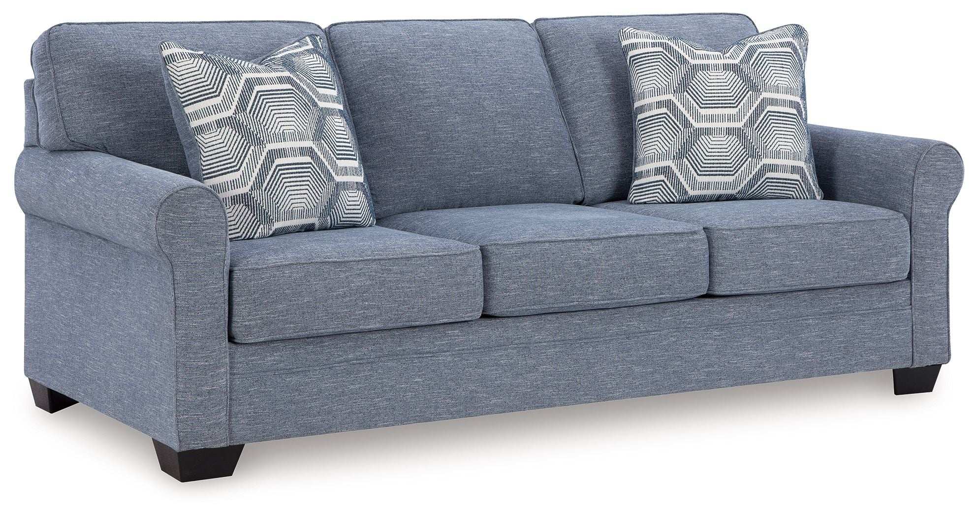Carissa Manor - Queen Sofa Sleeper - Denim - Best Buy Furniture