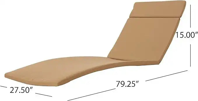 52005.00CUSH-CAR (2PCS) SALEM Outdoor Chaise Lounge Cushion (without Chaise Lounge) - Best Buy Furniture