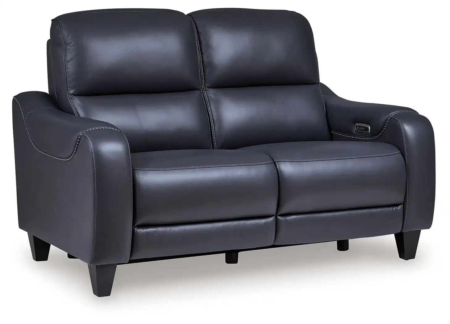 Mercomatic - Power Reclining Loveseat With Adj Headrest - Best Buy Furniture