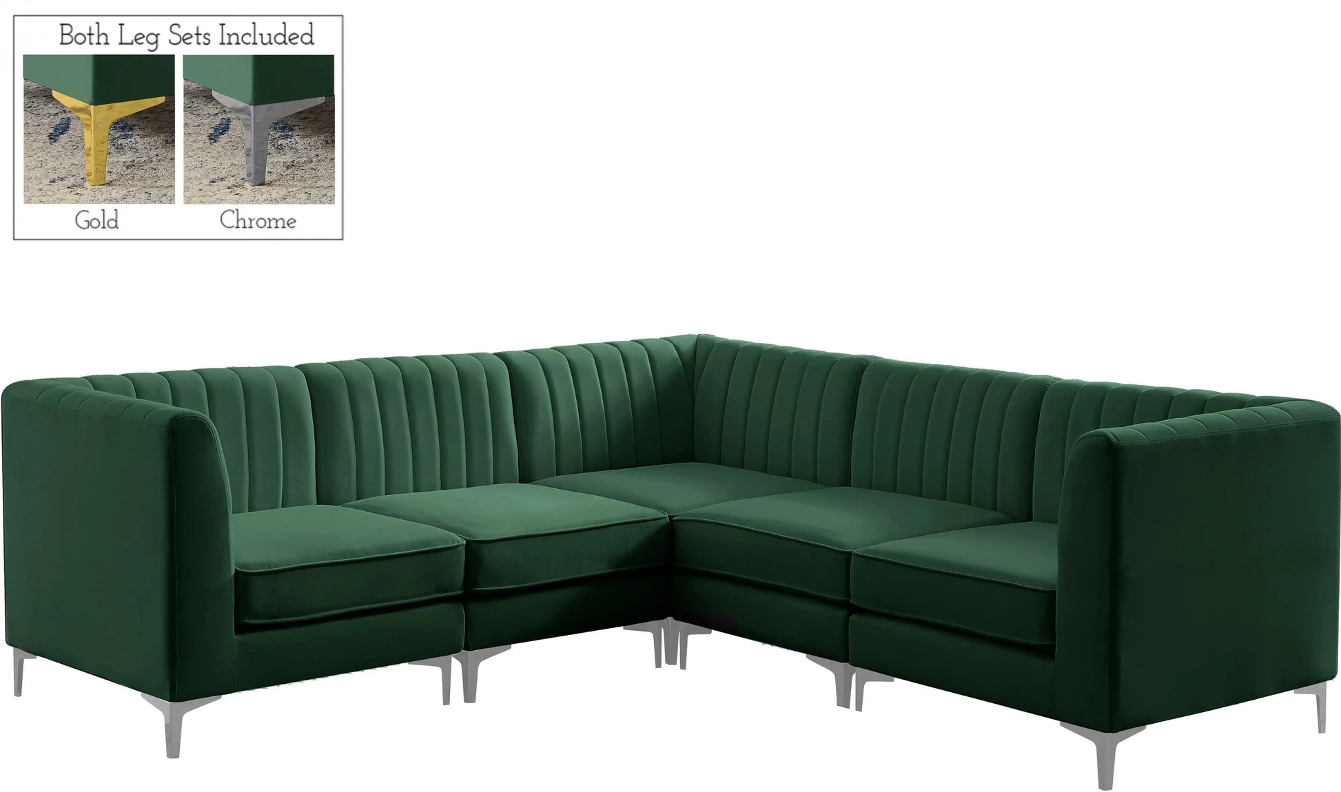 Alina - 5 Piece Modular Corner Sectional - Best Buy Furniture