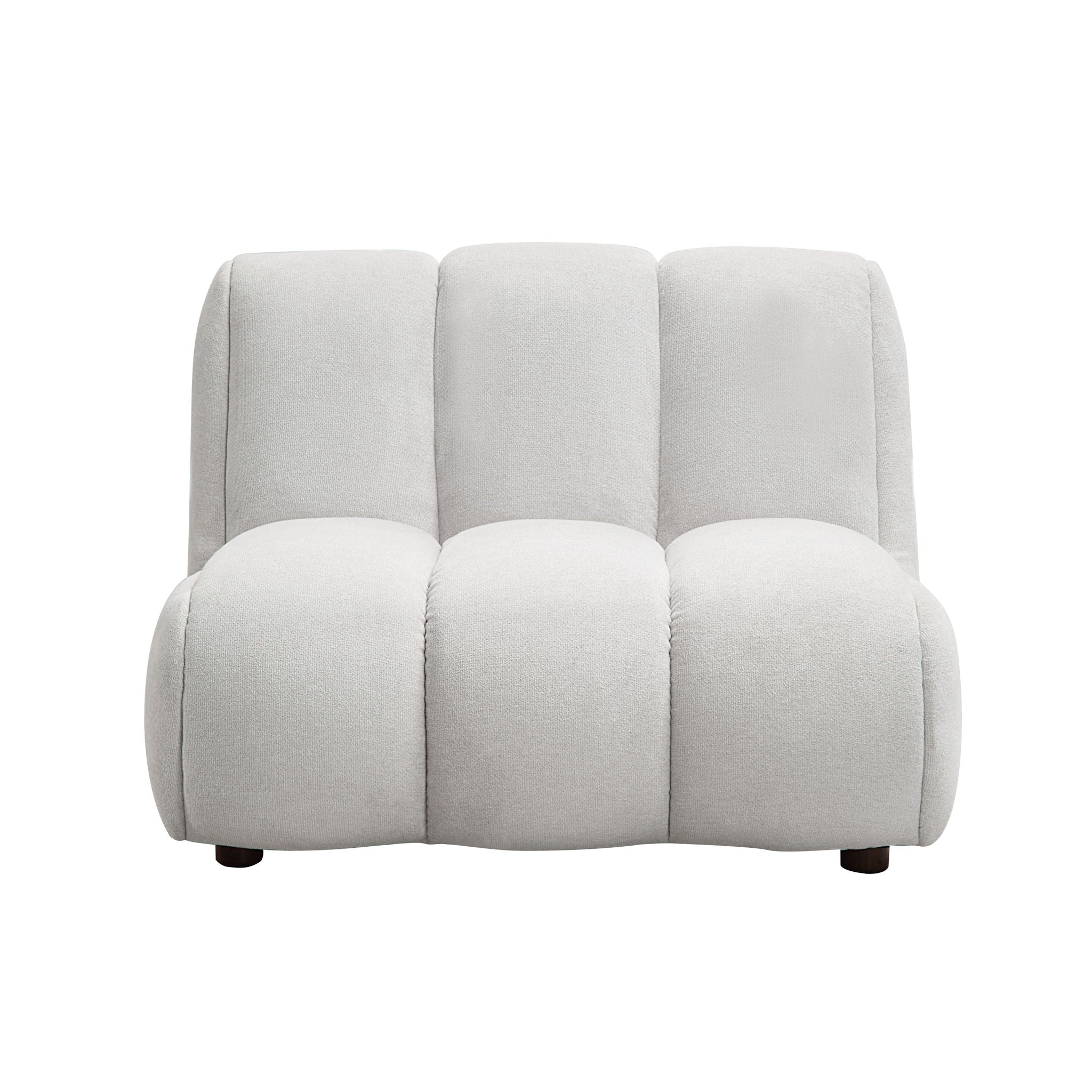 Manilla - Sectional Sofa With Chair - Ivory White - Best Buy Furniture
