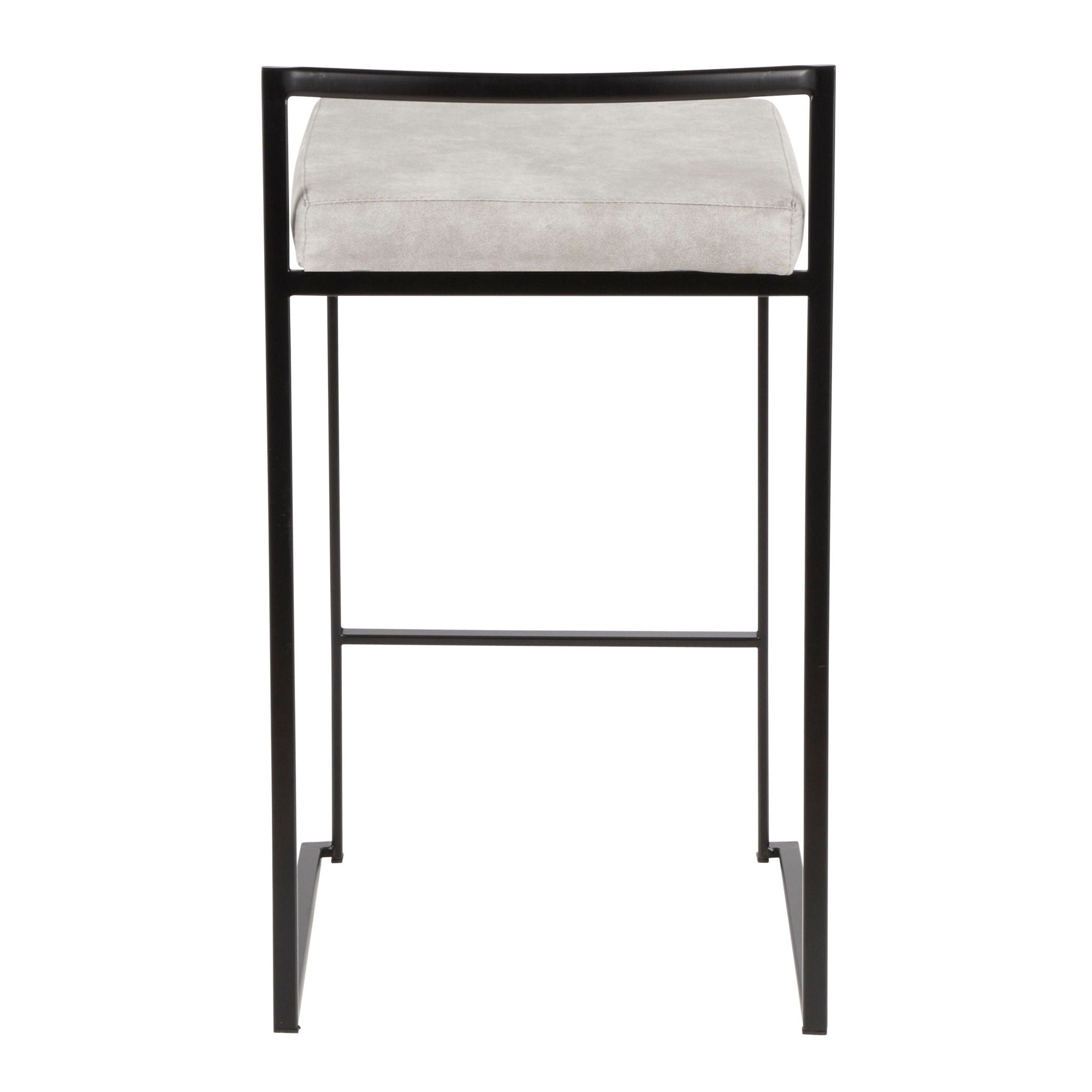 Fuji - Contemporary Style Stackable Counter Stool - Best Buy Furniture