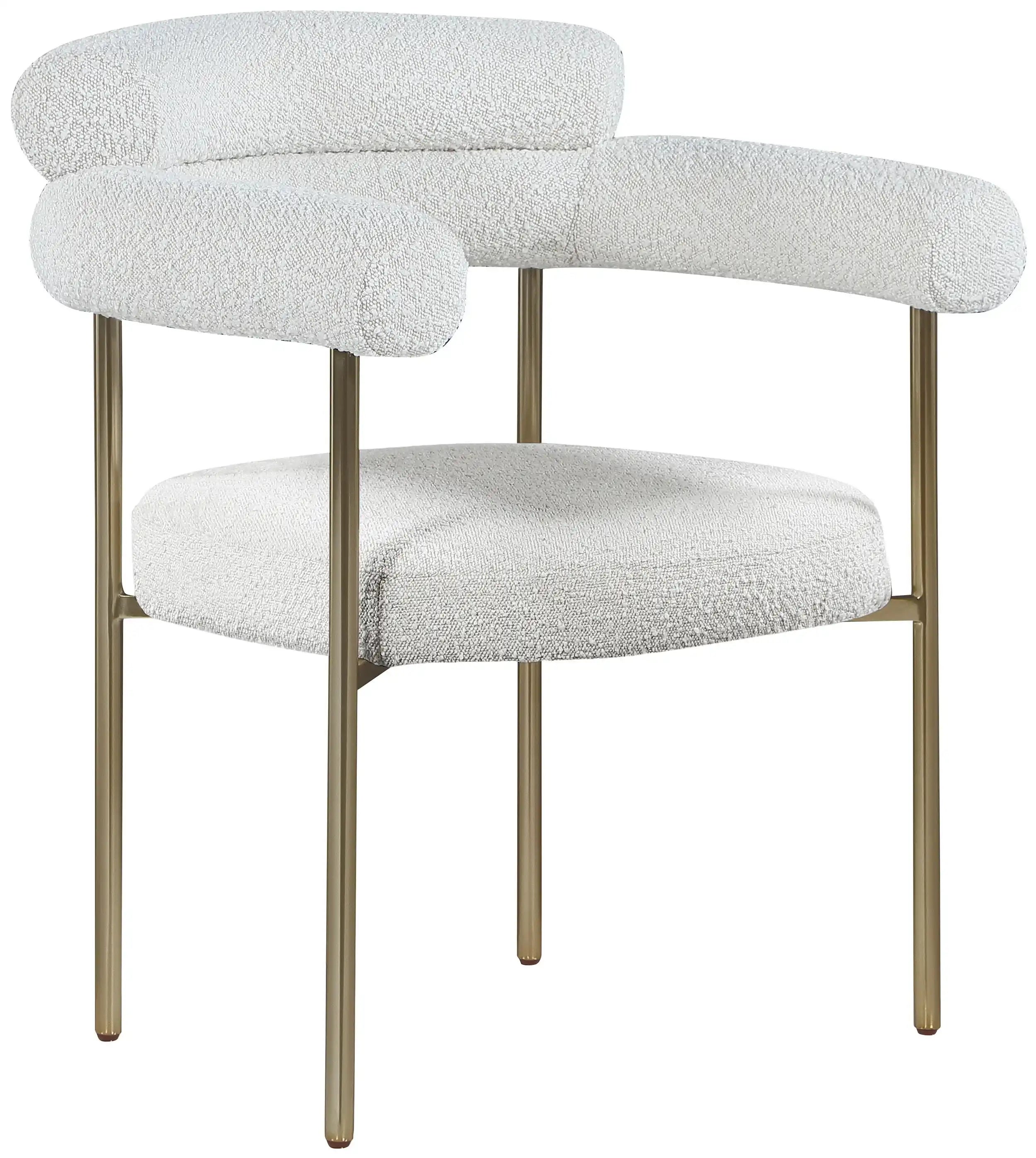 Blake - Boucle Fabric Dining Chair (Set of 2) - Best Buy Furniture