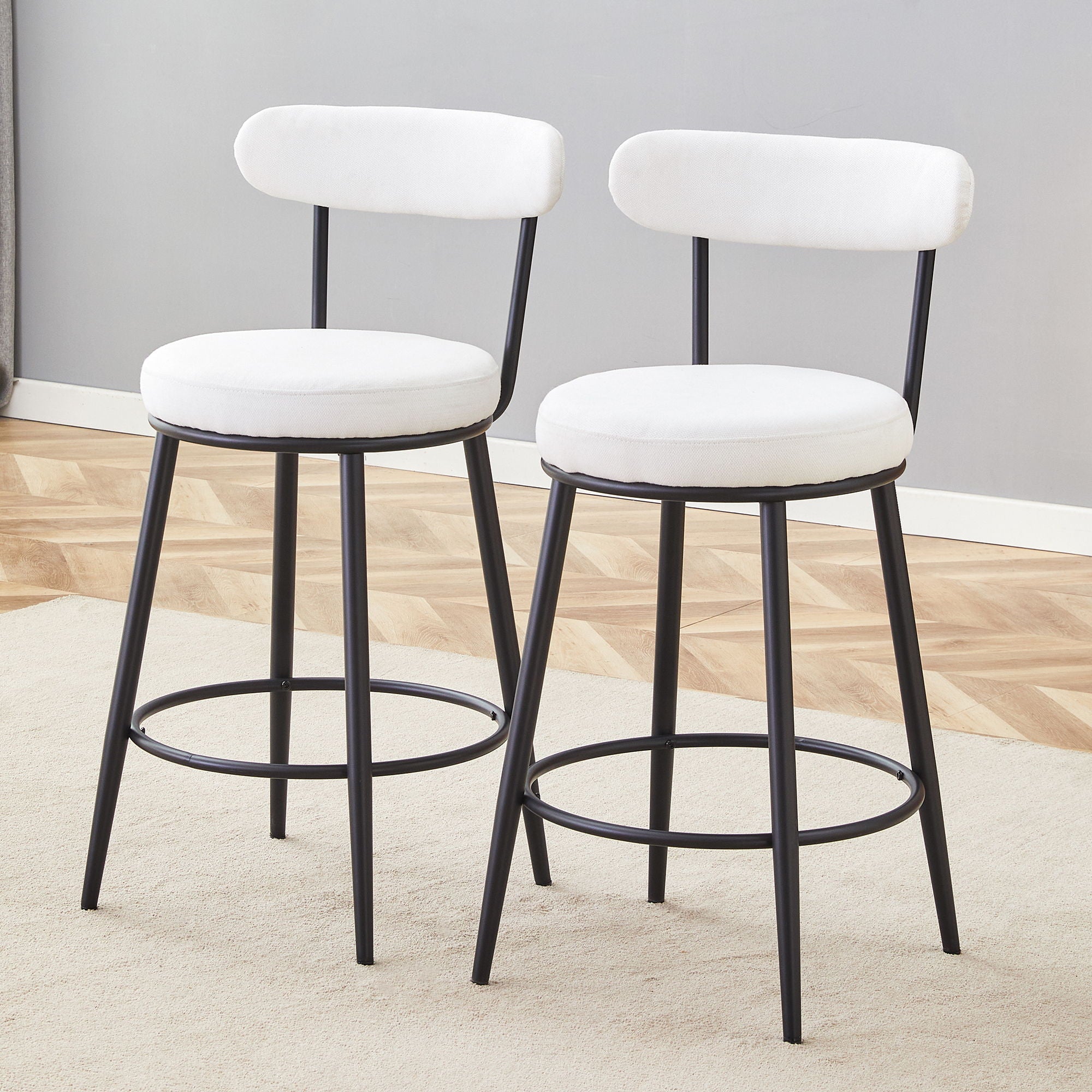 Fashionable Ergonomic High Legged Bar Chairs (Set of 2) - Best Buy Furniture