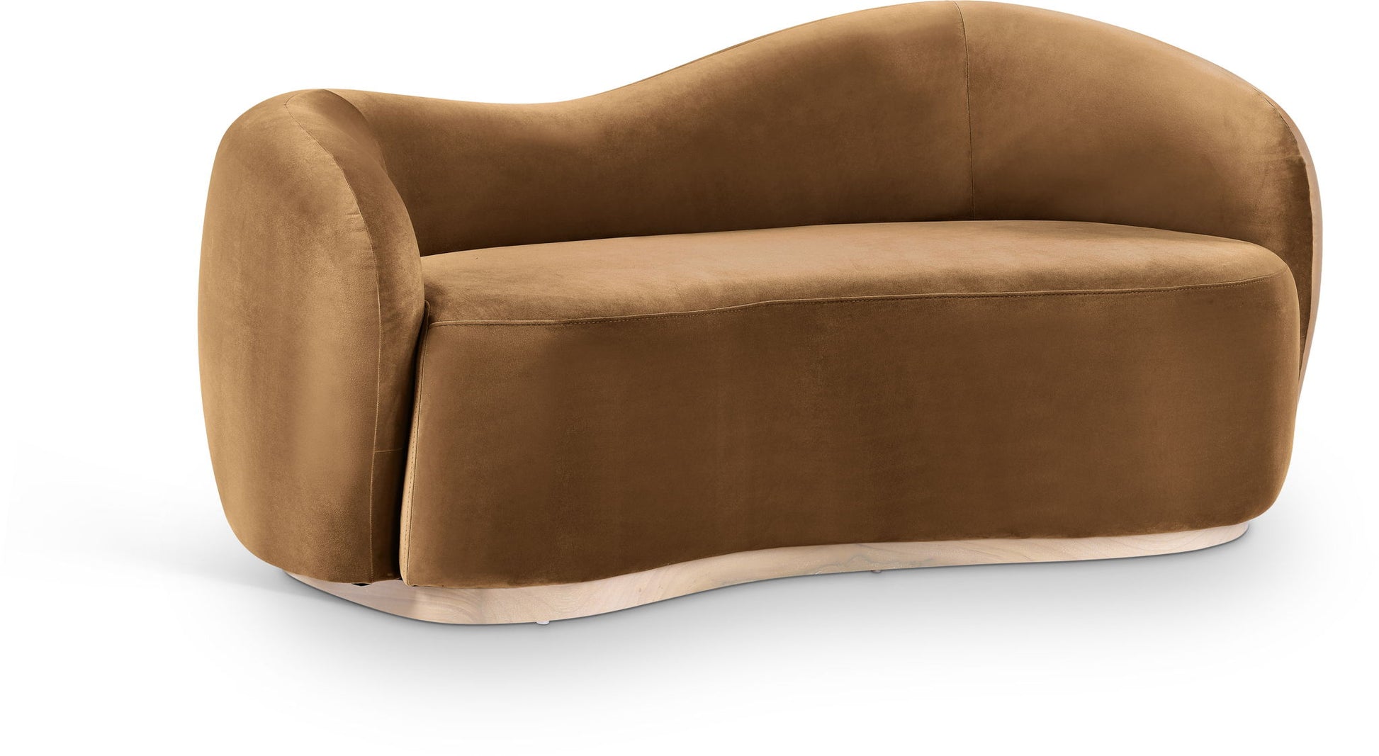 Gustavo - Velvet Upholstered Loveseat - Best Buy Furniture
