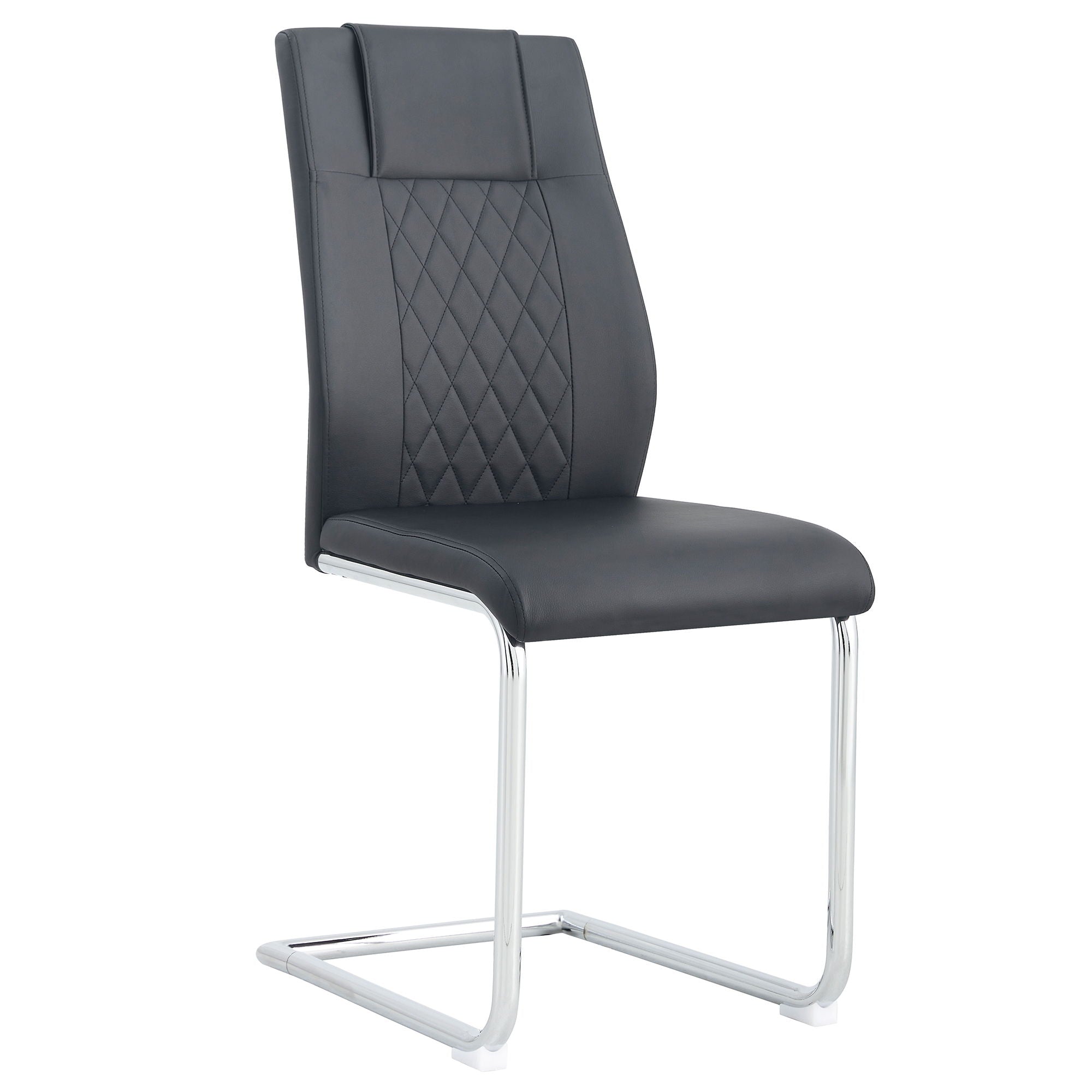 Modern Dining Chairs With Padded Seat, Metal Legs - Best Buy Furniture