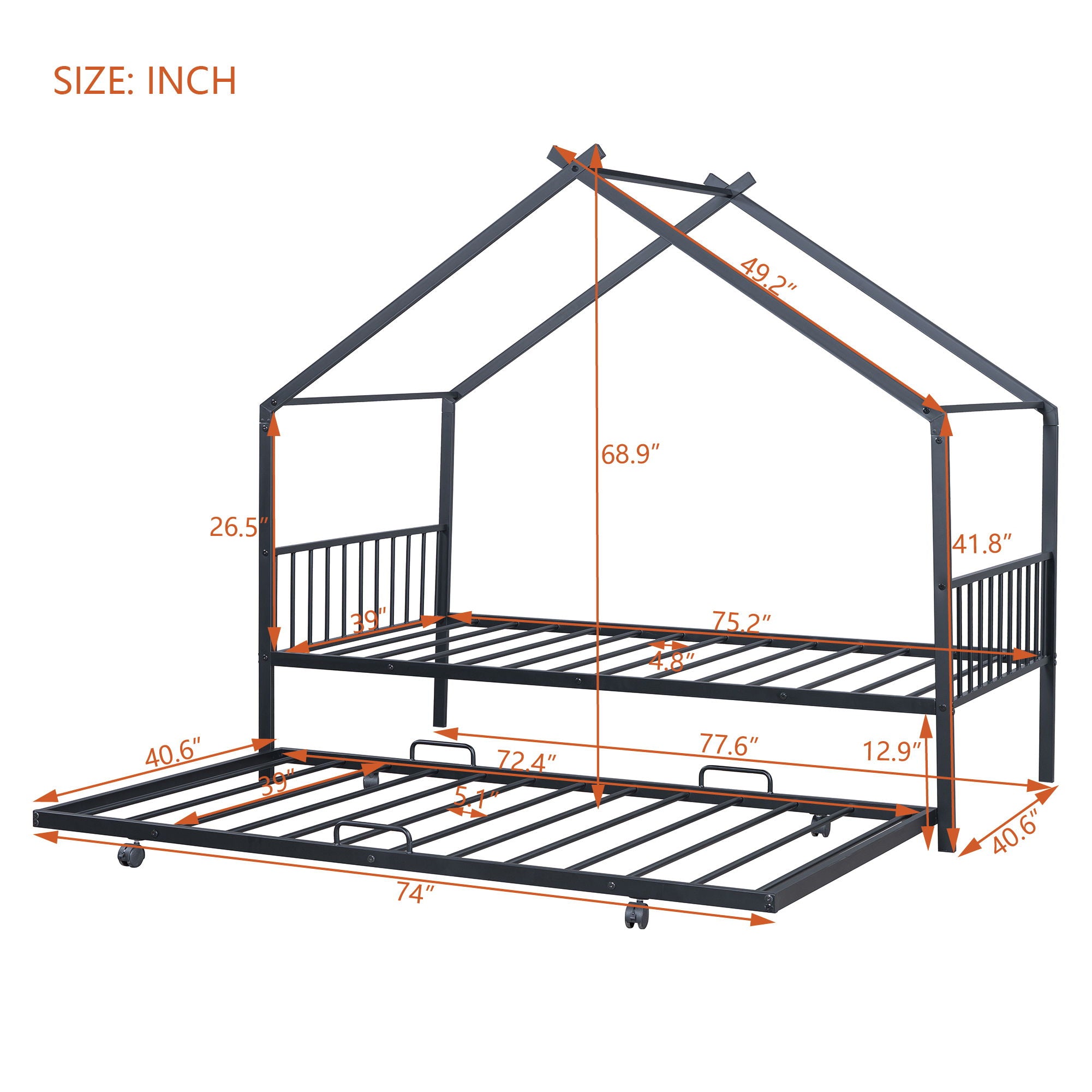 Adorable House Design Bed