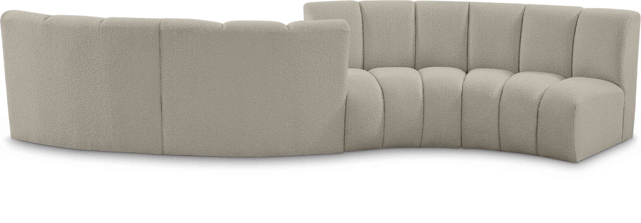 Infinity - 4 Piece Boucle Modular Sectional - Best Buy Furniture