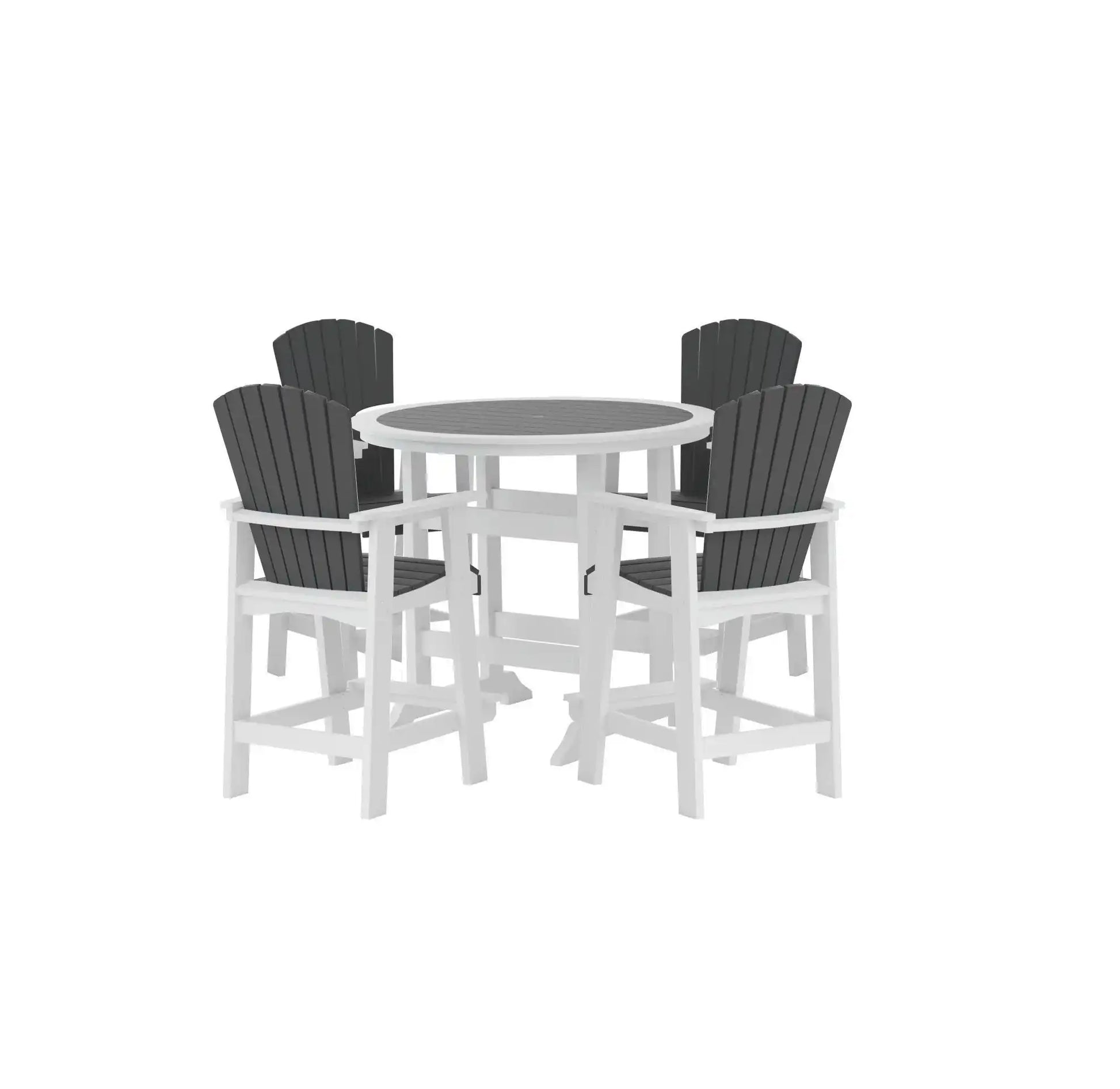 5 Piece HDPE Patio Bar Table and Chair Set - Best Buy Furniture
