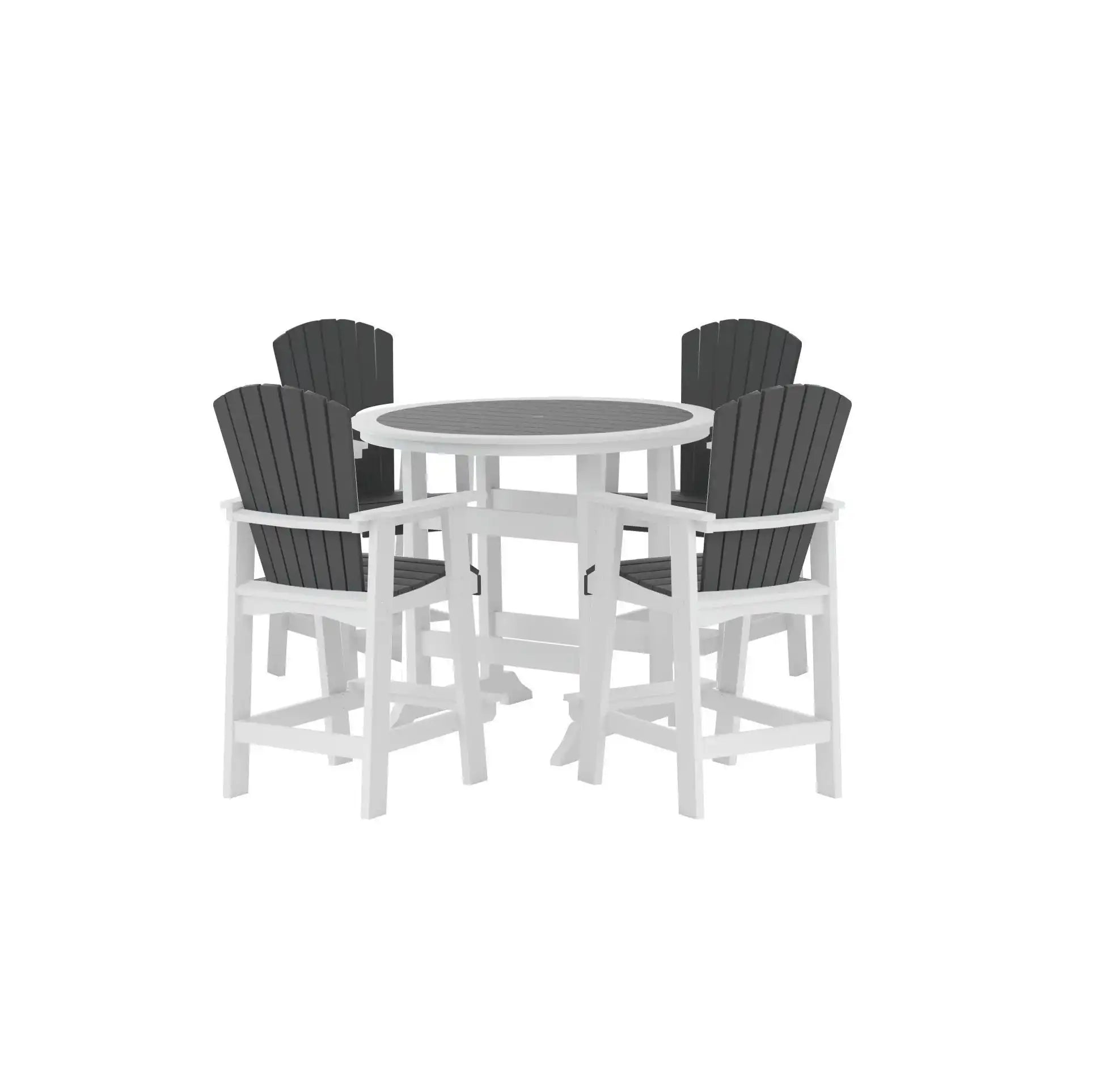 5 Piece HDPE Patio Bar Table and Chair Set - Best Buy Furniture