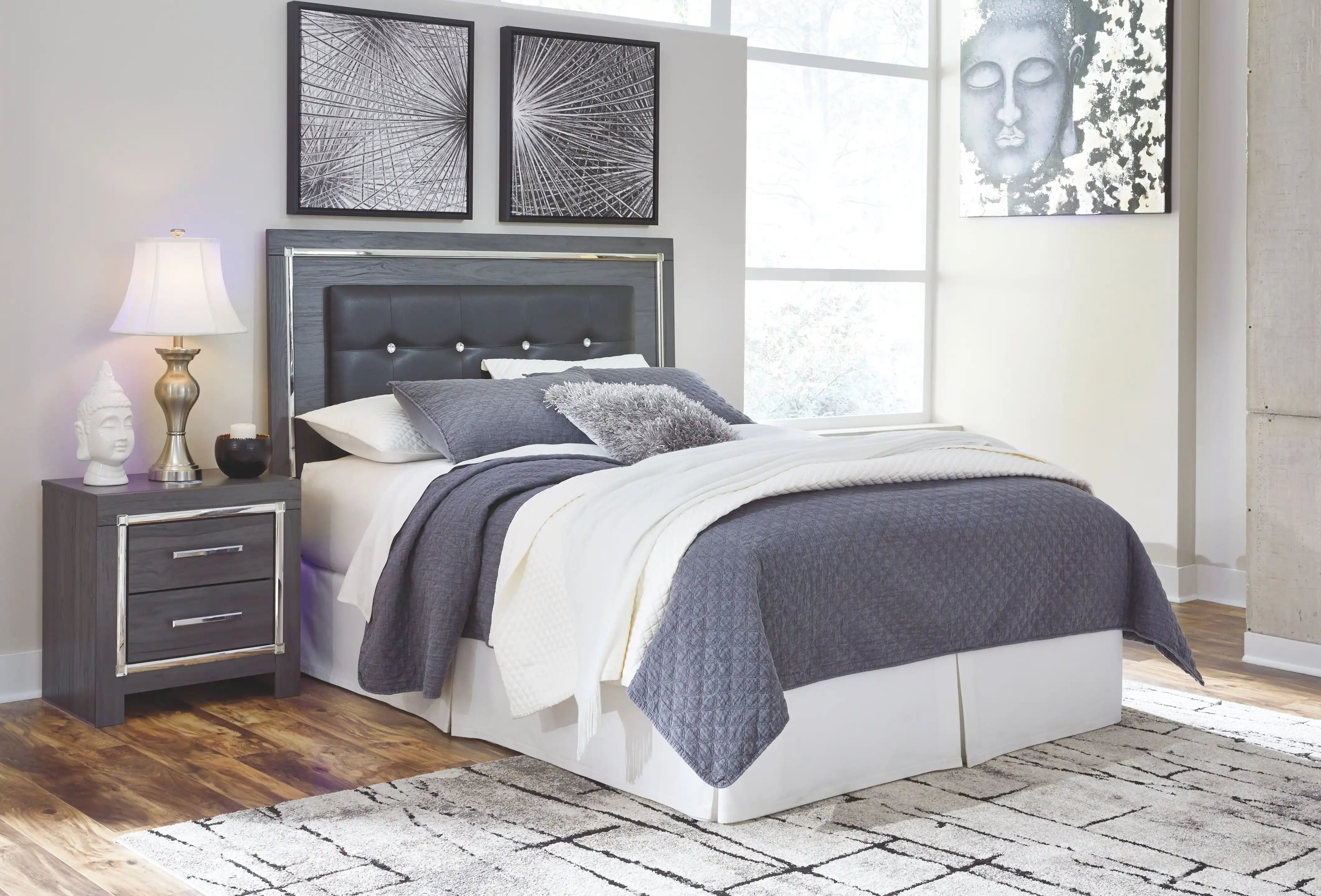 Lodanna - Upholstered Panel Headboard - Best Buy Furniture