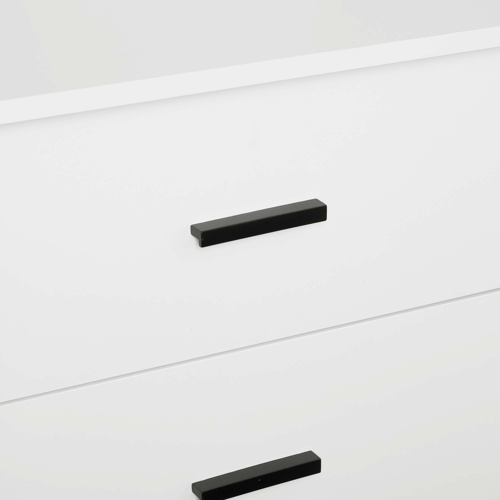 Lee - Free Standing Wardrobe Closet With Drawers And Shelves