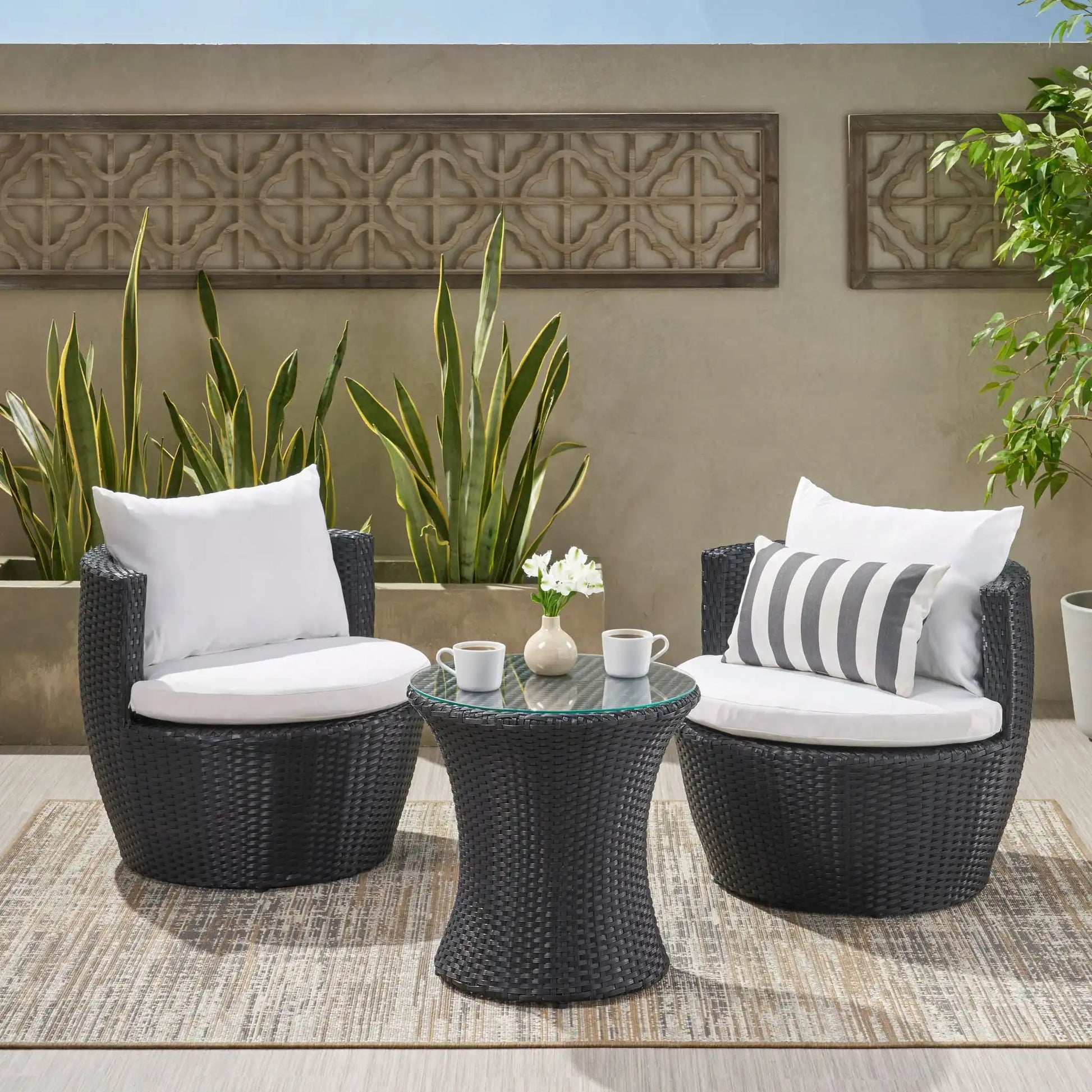Kono - Chat Set Outdoor Furniture - Best Buy Furniture
