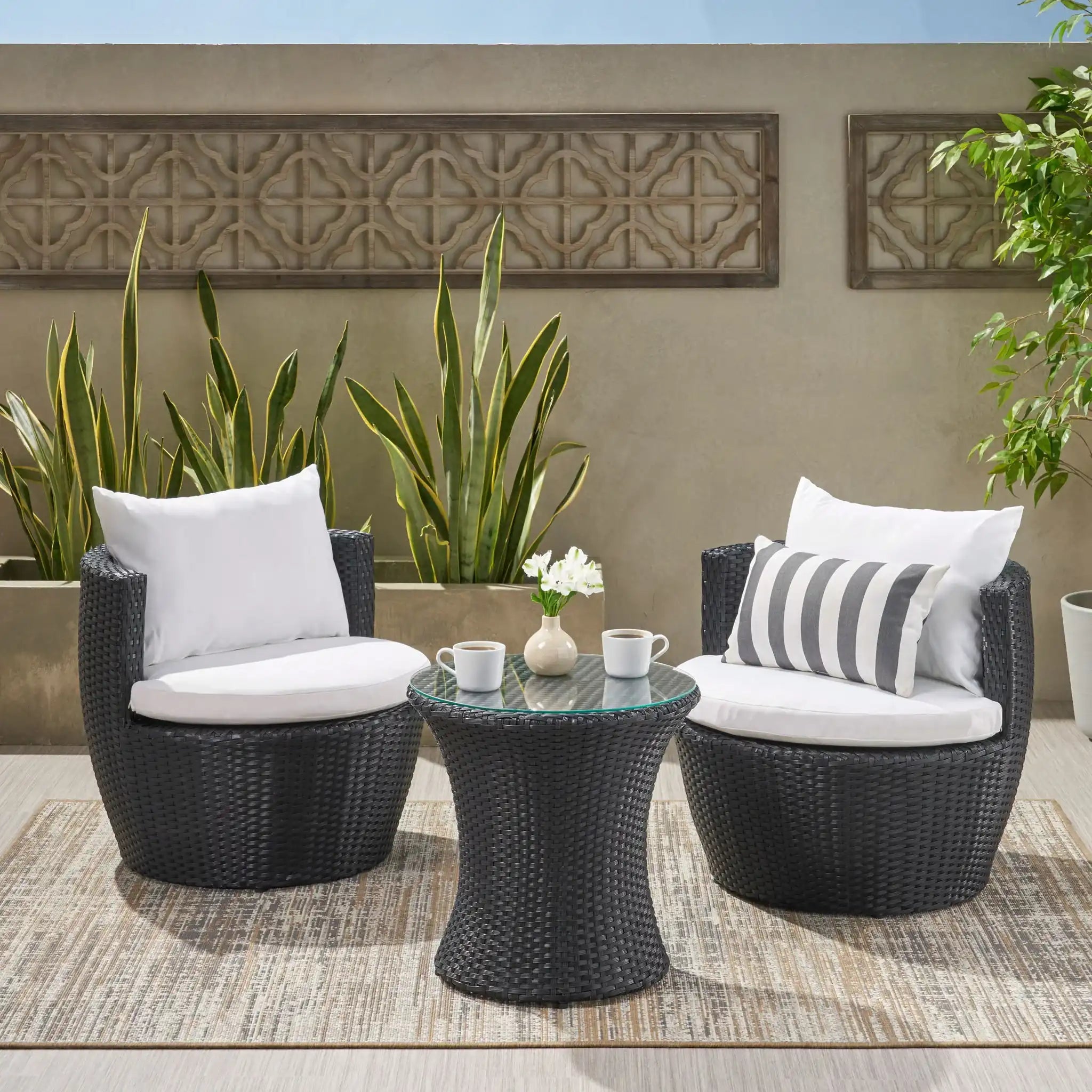 Kono - Chat Set Outdoor Furniture - Best Buy Furniture