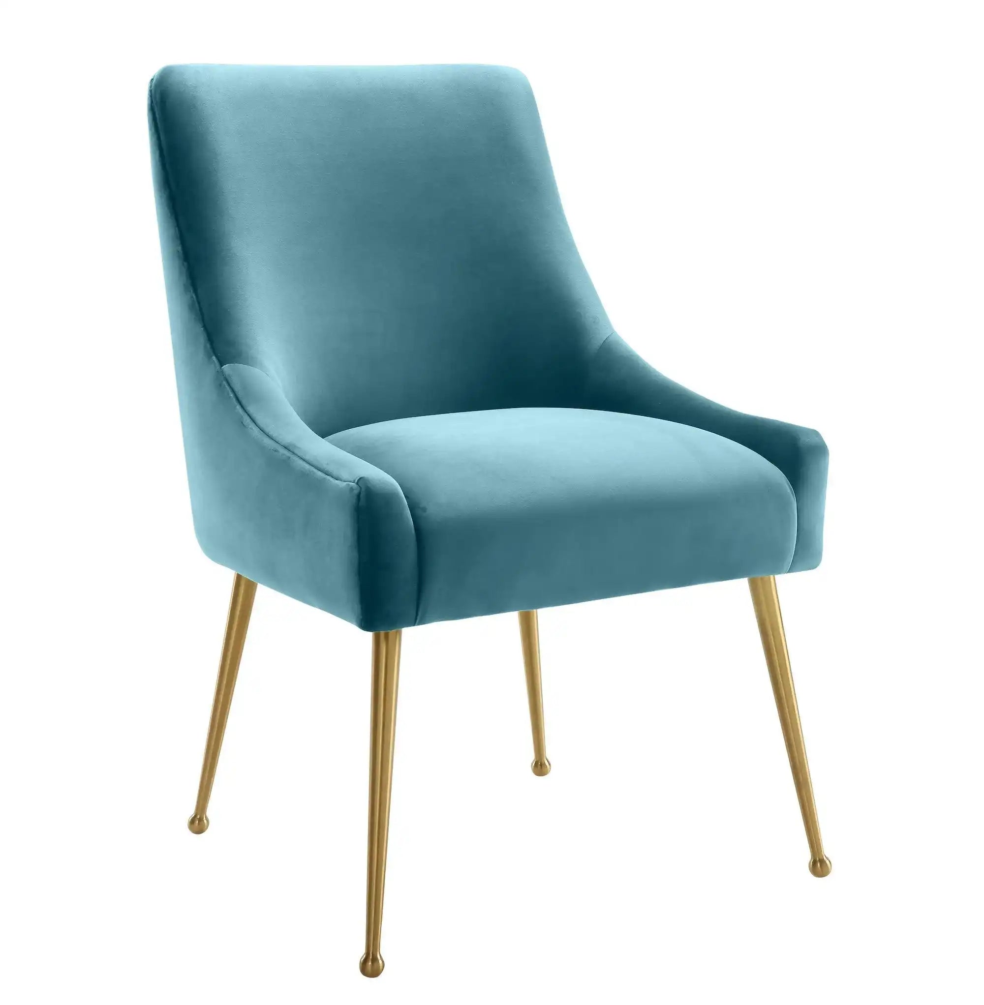 Beatrix - Velvet Side Chair - Best Buy Furniture