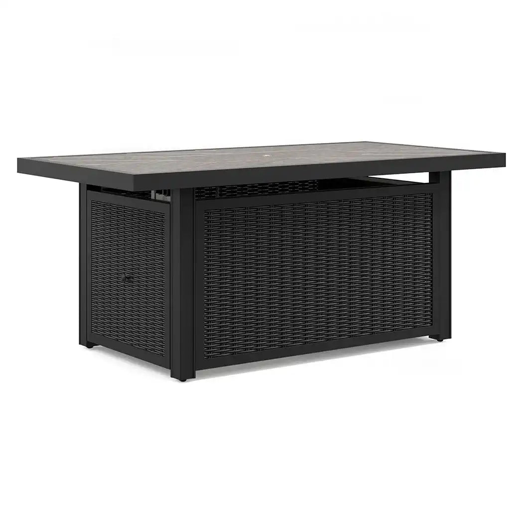 Beachcroft - Rectangular Fire Pit Table - Best Buy Furniture