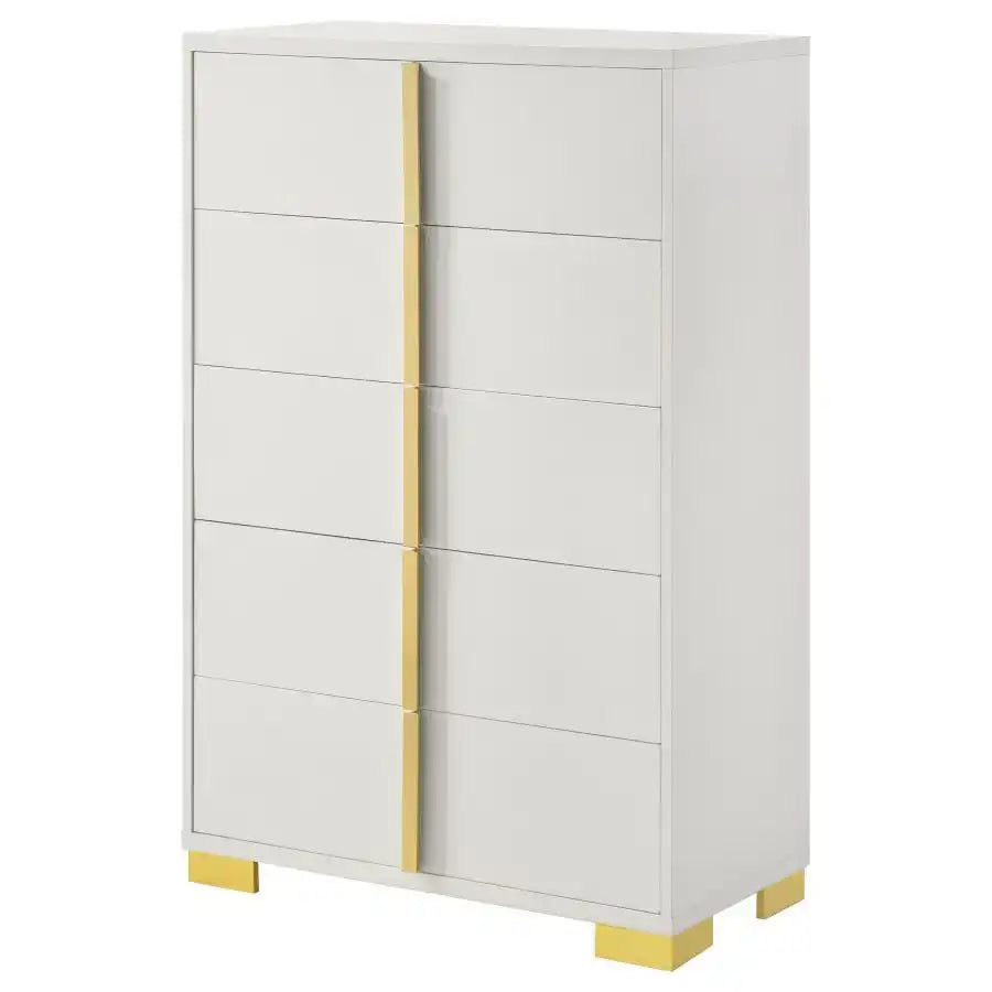 Marceline - 5-Drawer Bedroom Chest - Best Buy Furniture