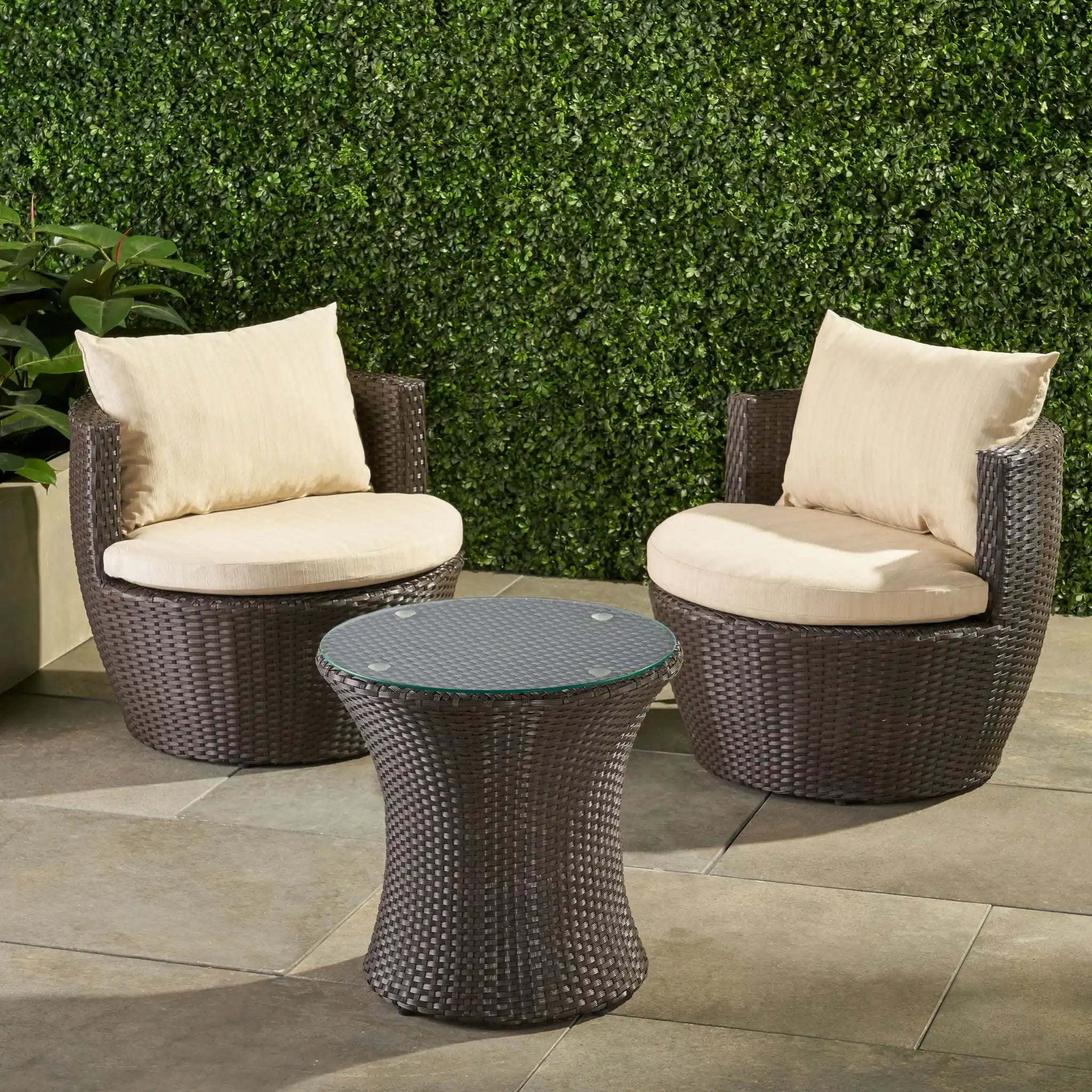 Kono - Chat Set Outdoor Furniture - Best Buy Furniture