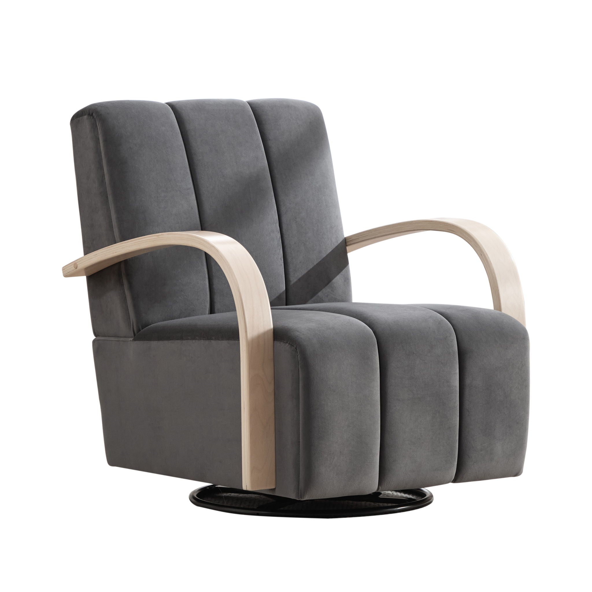 360° Swivel Accent Chair With Armrests - Best Buy Furniture