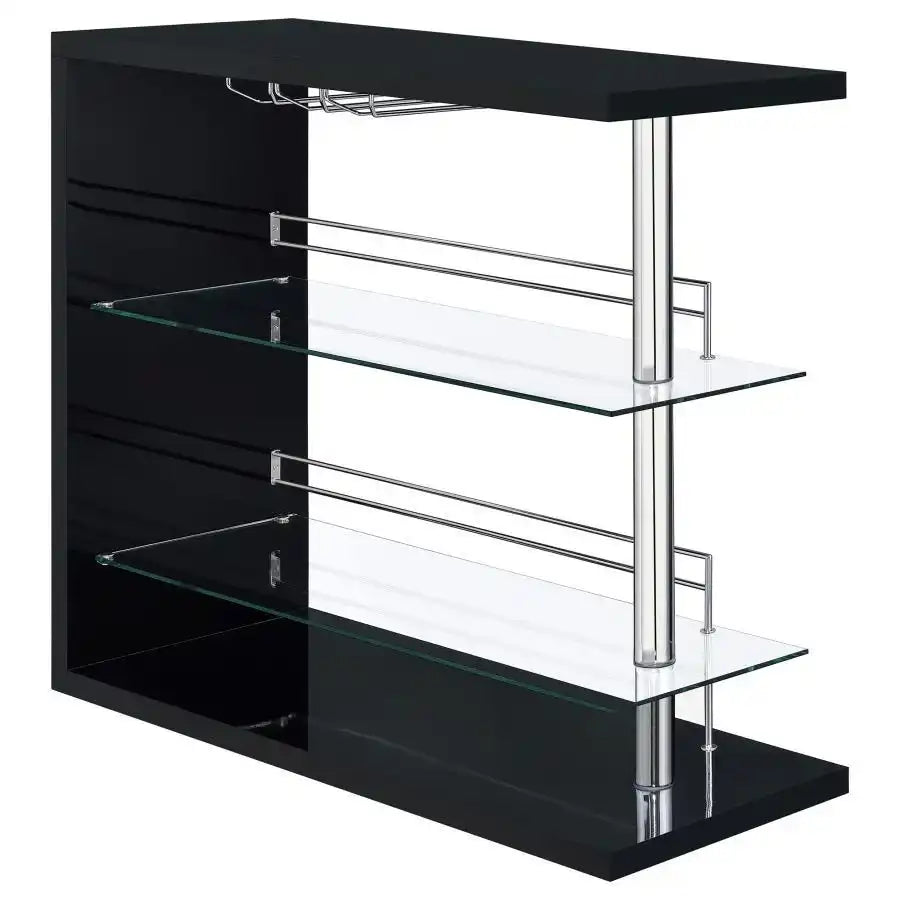 Prescott - Rectangular 2-Shelf Bar Unit - Best Buy Furniture