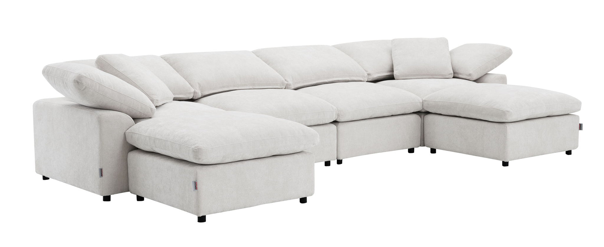 Naveen - Modular Sectional With Ottoman - Best Buy Furniture