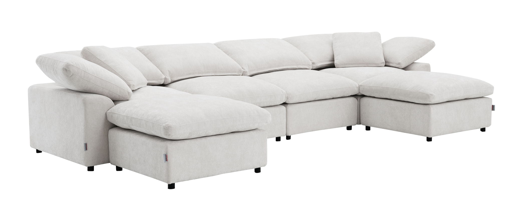 Naveen - Modular Sectional With Ottoman - Best Buy Furniture