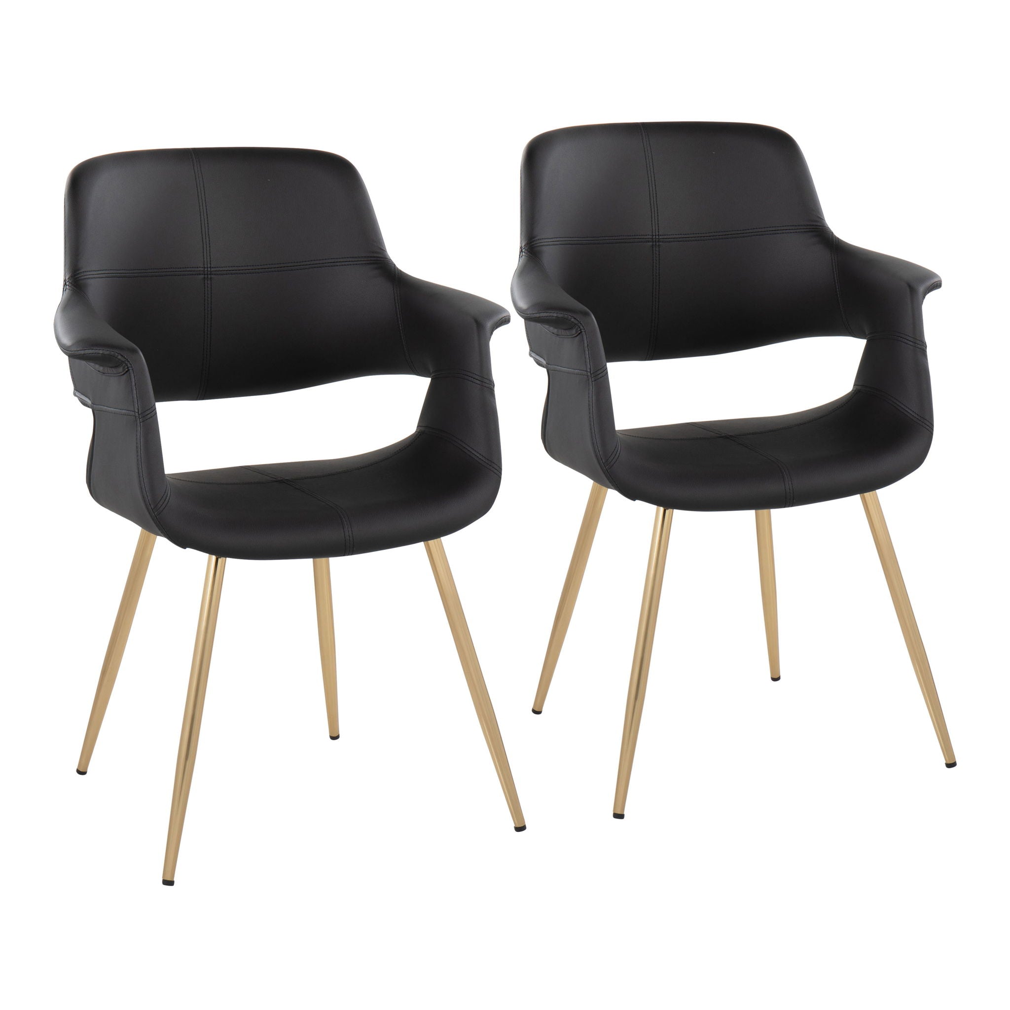 Vintage Flair - Glam / Art Deco, Chair (Set of 2) - Best Buy Furniture