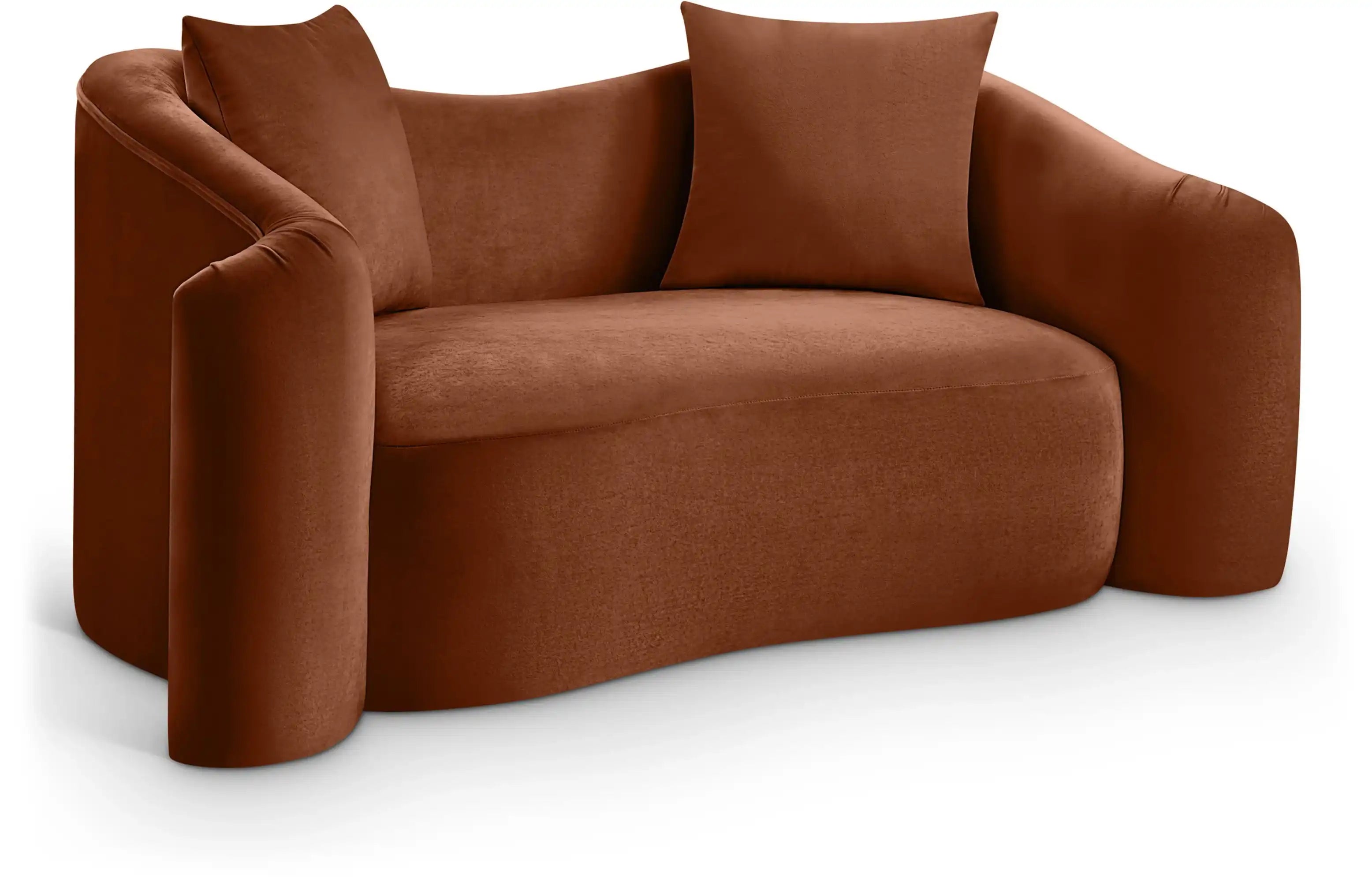 Destin - Velvet Loveseat - Best Buy Furniture