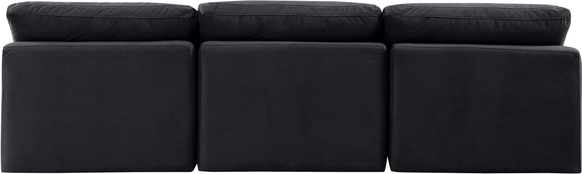 Indulge - Velvet 3 Seat Modular Armless Sofa - Best Buy Furniture