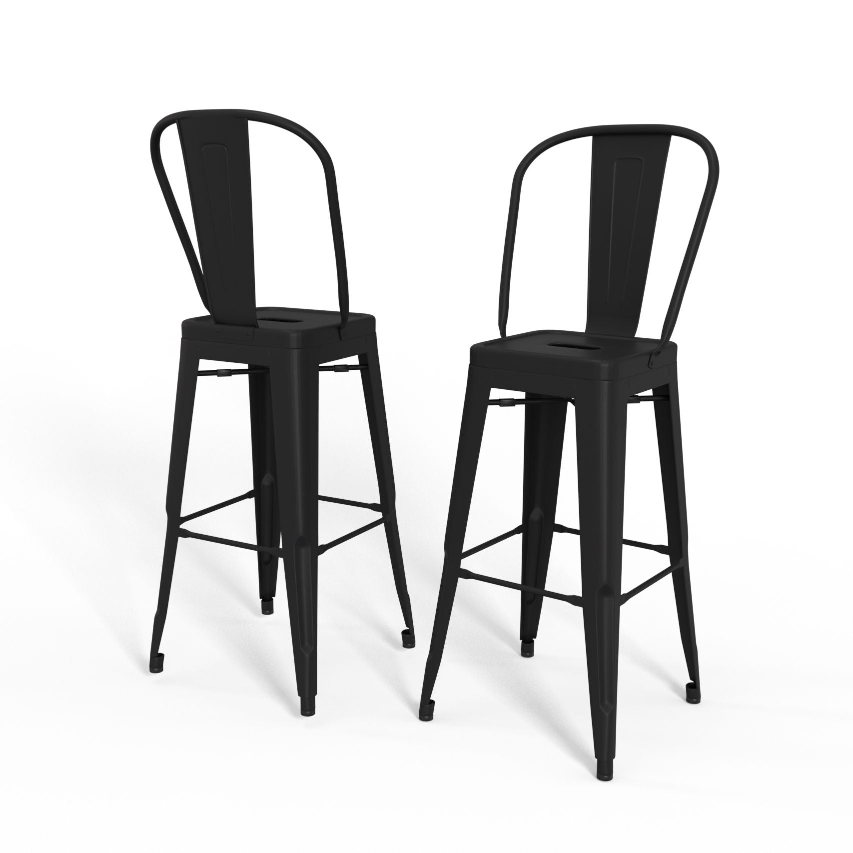 Fletcher - Handcrafted Metal Stool (Set of 2) - Best Buy Furniture