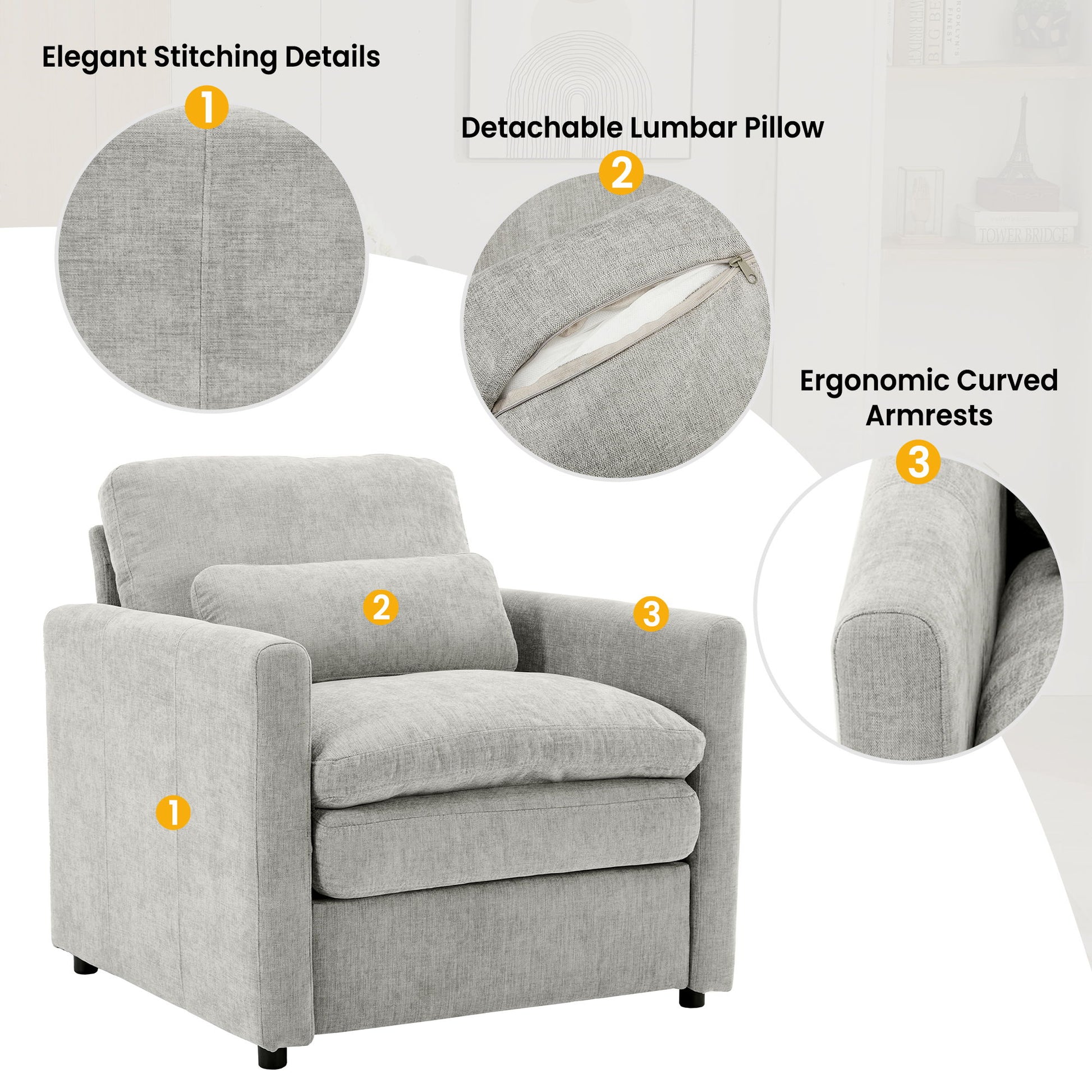 Cozy Upholstered Sofa Set For Living Room - Best Buy Furniture