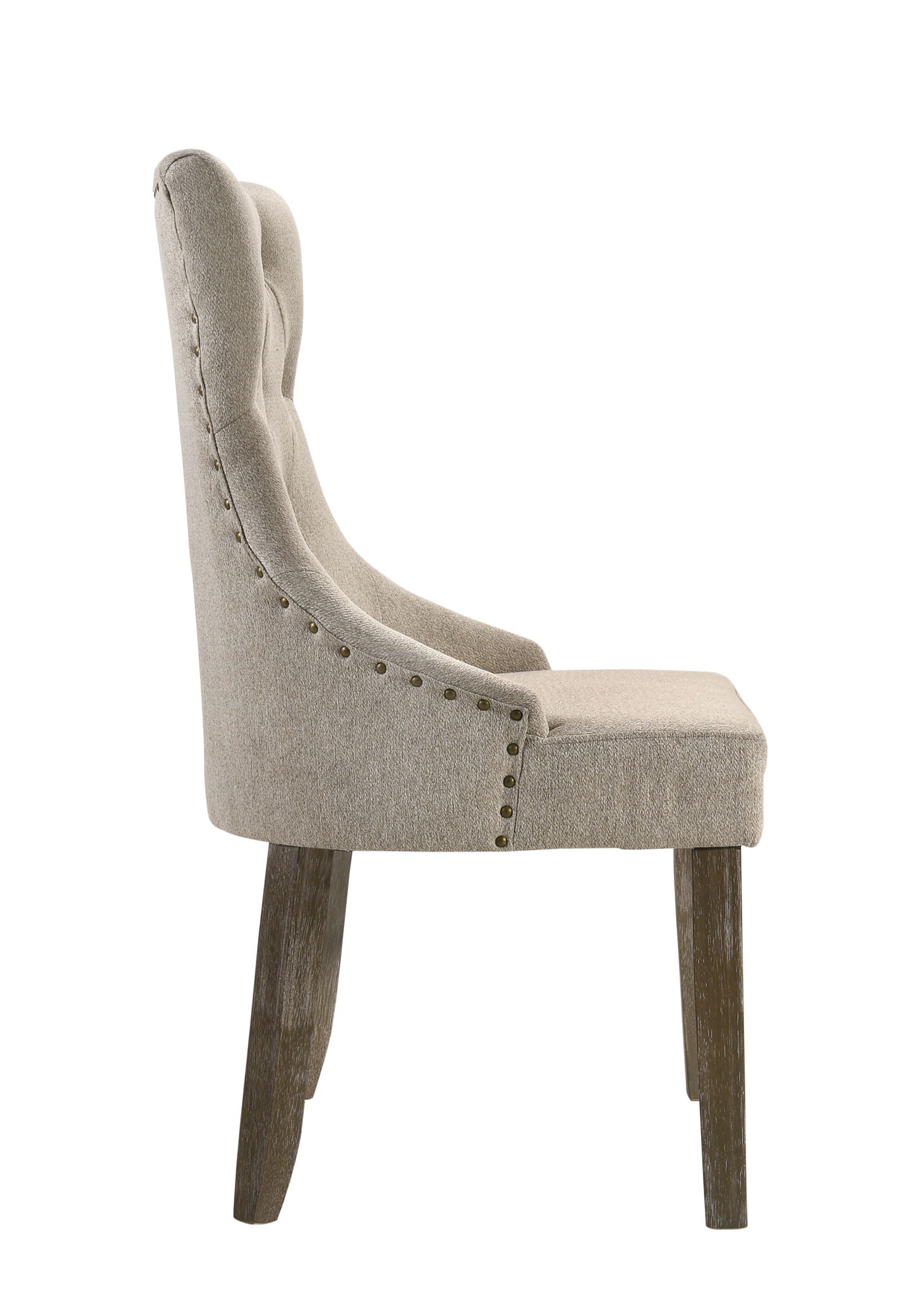 Gabrian - 7 Pieces Dining Room Set, Reclaimed - Beige / Gray - Best Buy Furniture
