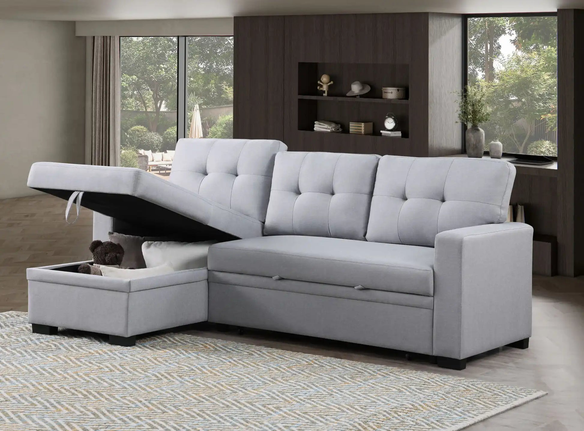 Elegant Storage Sofa - Best Buy Furniture
