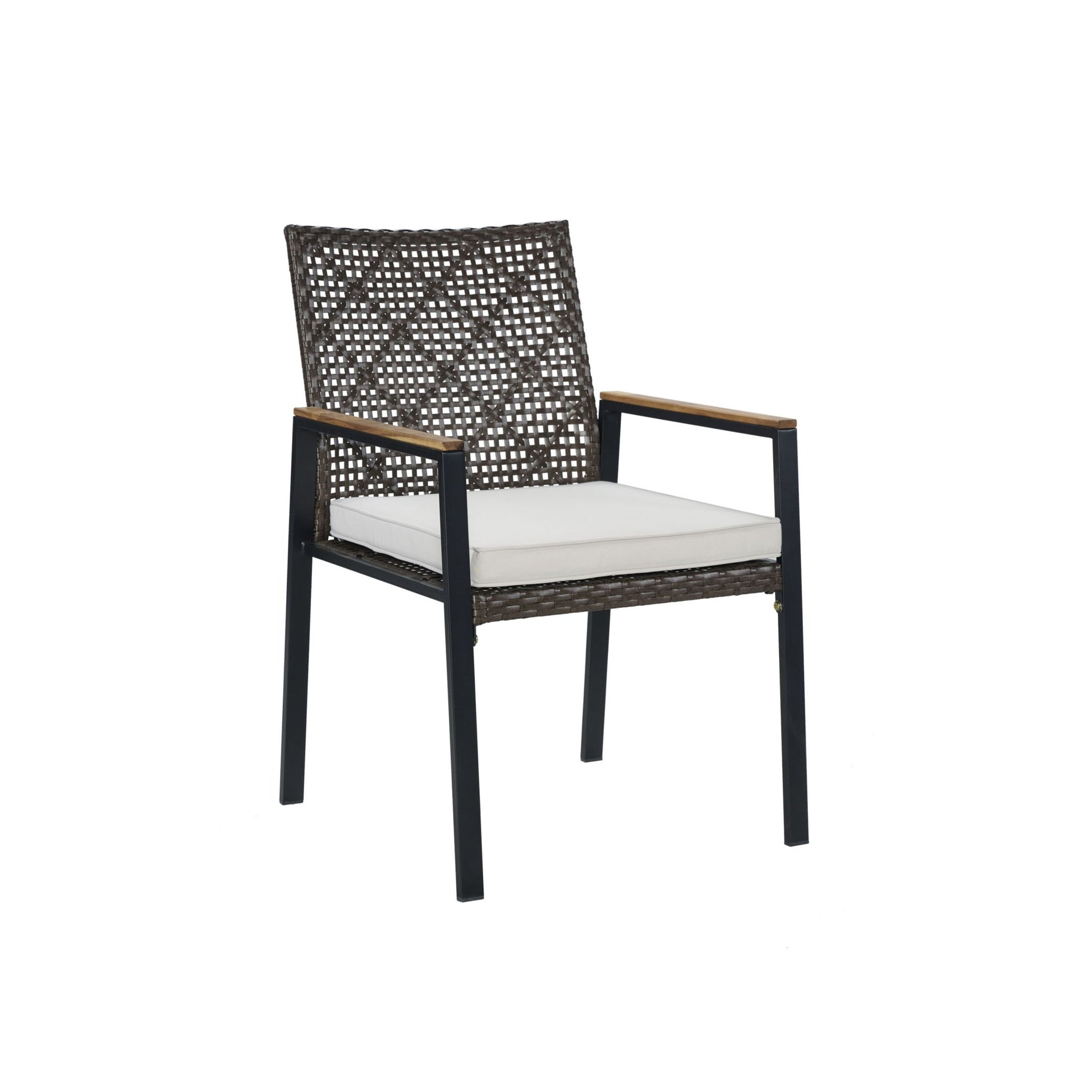 5 Piece Patio Dining Table Set, Acacia Wood Table Top With Umbrella Hole - Best Buy Furniture