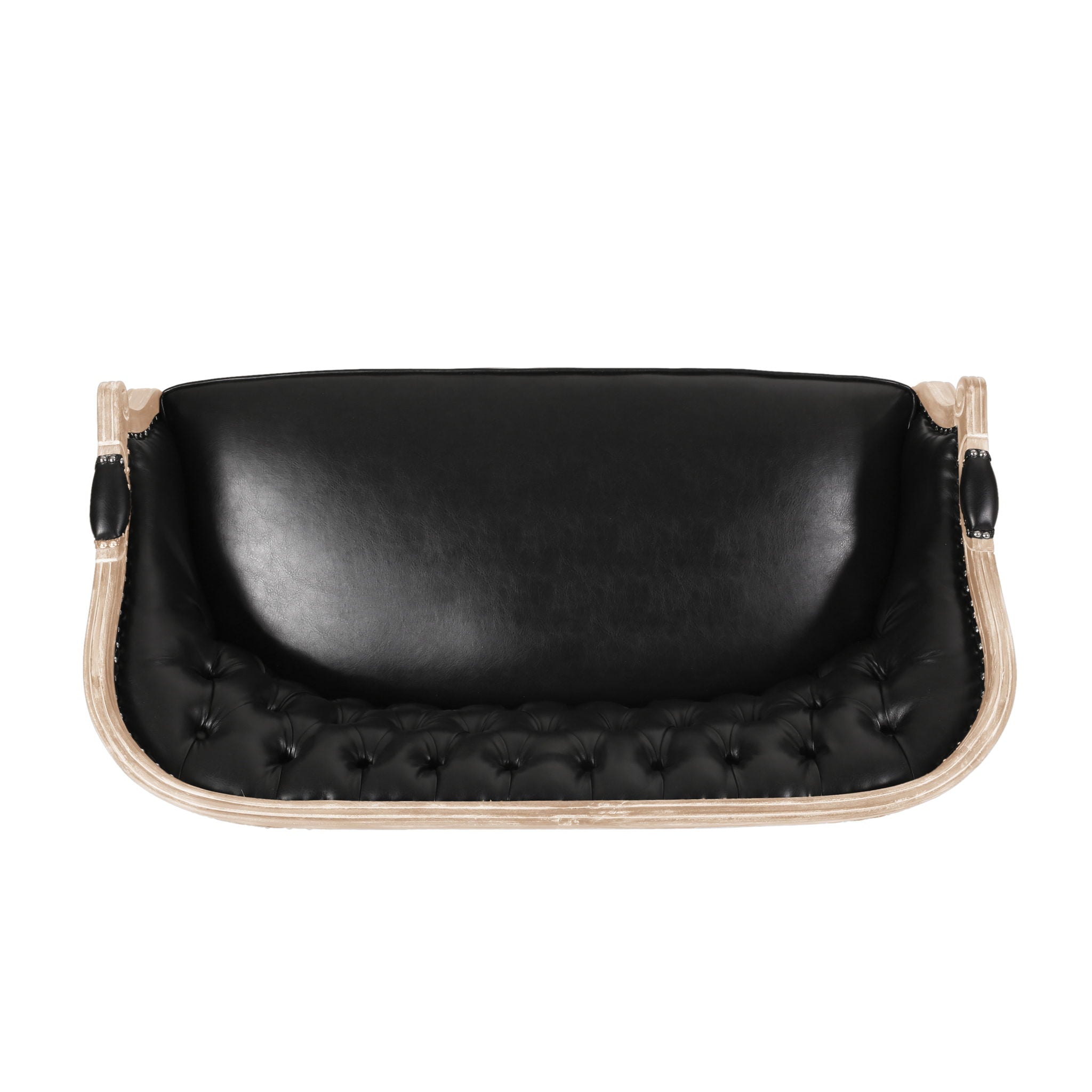 French Country Chesterfield Style Tufted Loveseat - Best Buy Furniture