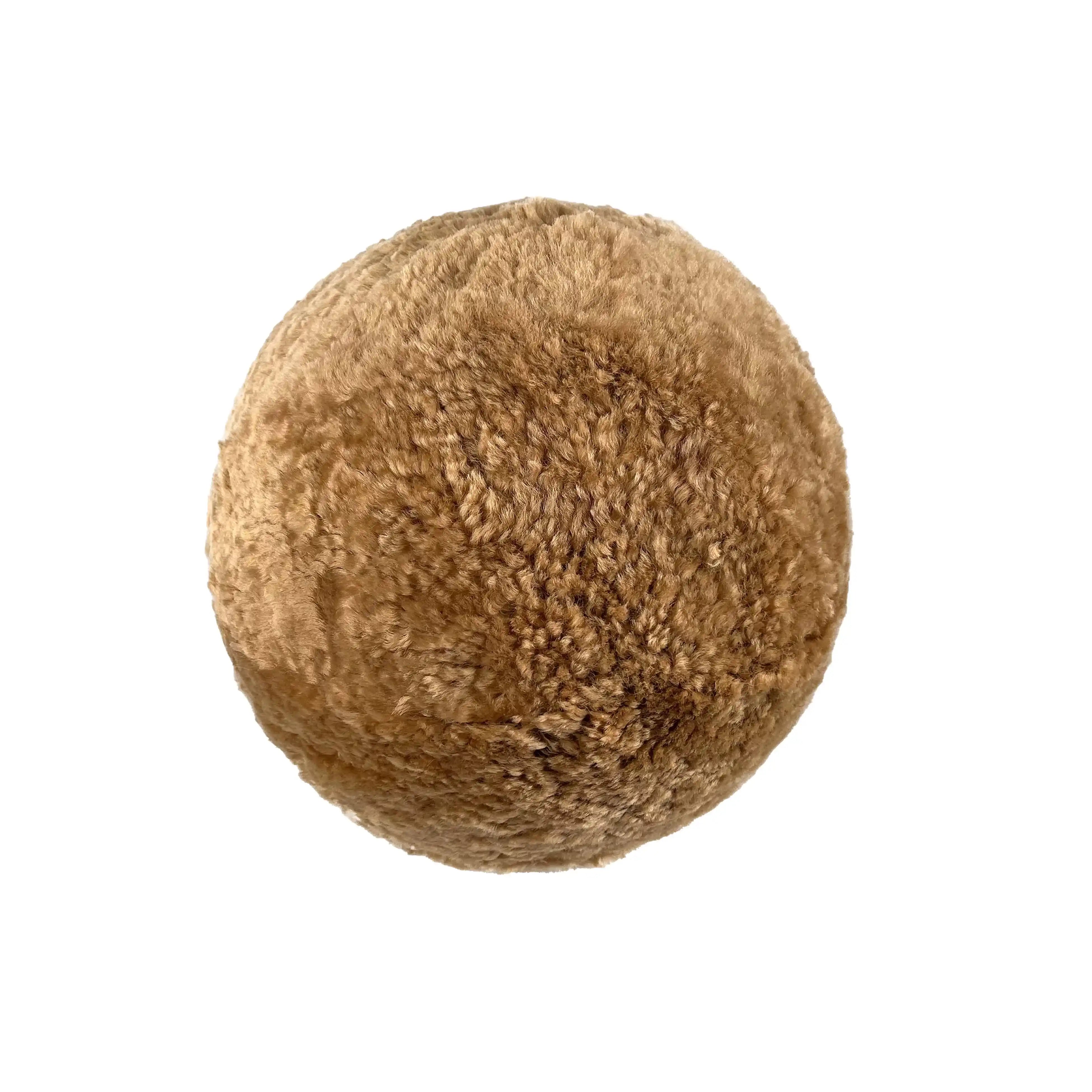 New Zealand - Genuine Sheepskin Ball Pillow - Best Buy Furniture