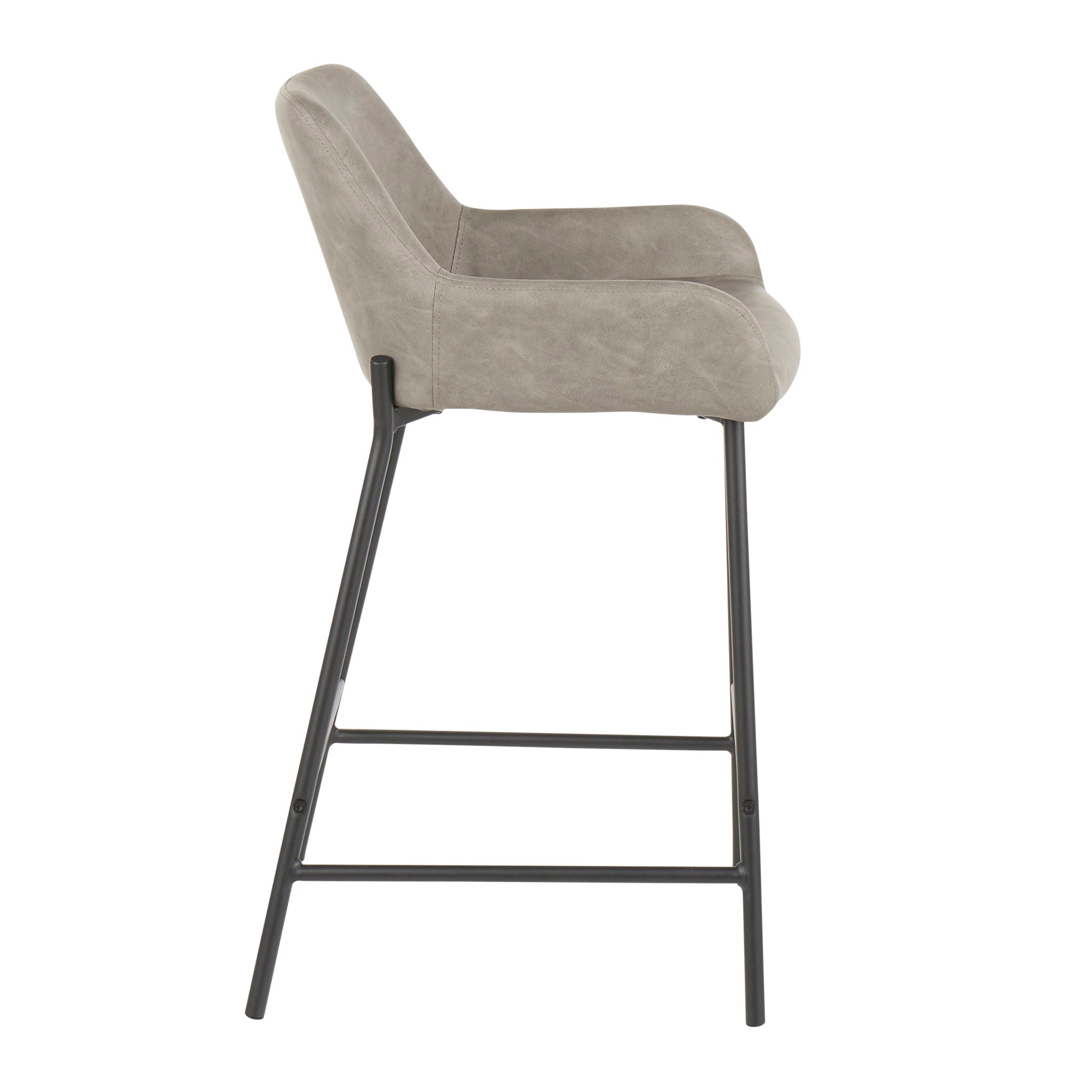 Daniella - Industrial Fixed Height Counter Stool (Set of 2) - Best Buy Furniture