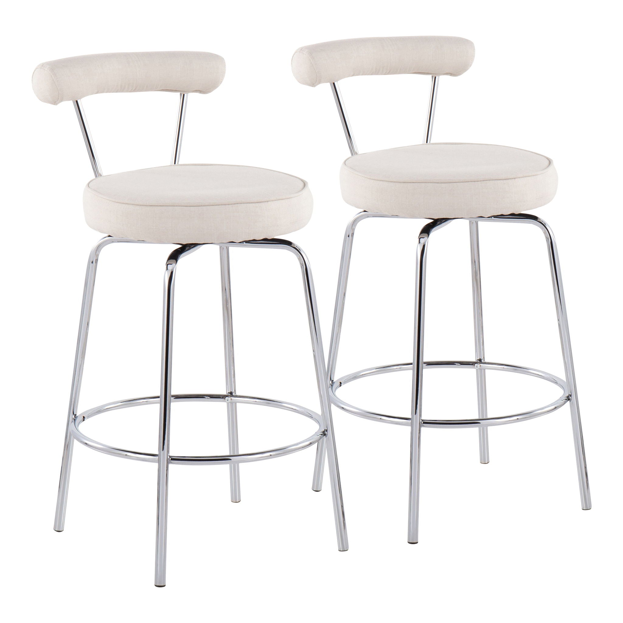 Rhonda - Contemporary Counter Stool (Set of 2) - Best Buy Furniture