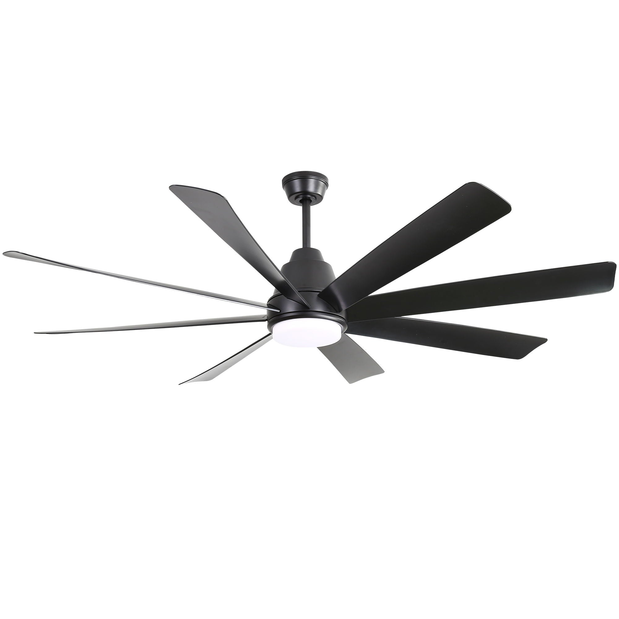 Large Ceiling Fans With Lights And Remote Control 6 Wind Speed DC Motor For Living Room - Black - Best Buy Furniture