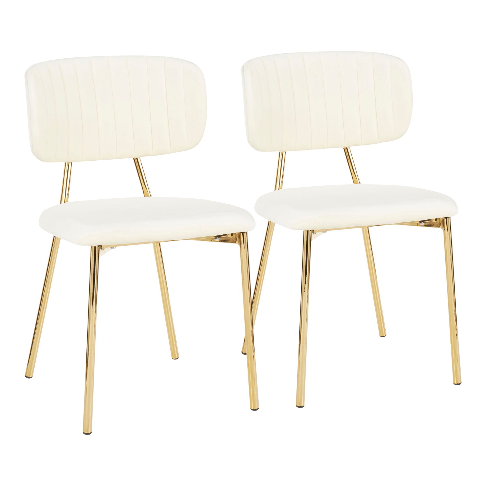 Bouton - Contemporary / Glam Chair (Set of 2) - Best Buy Furniture