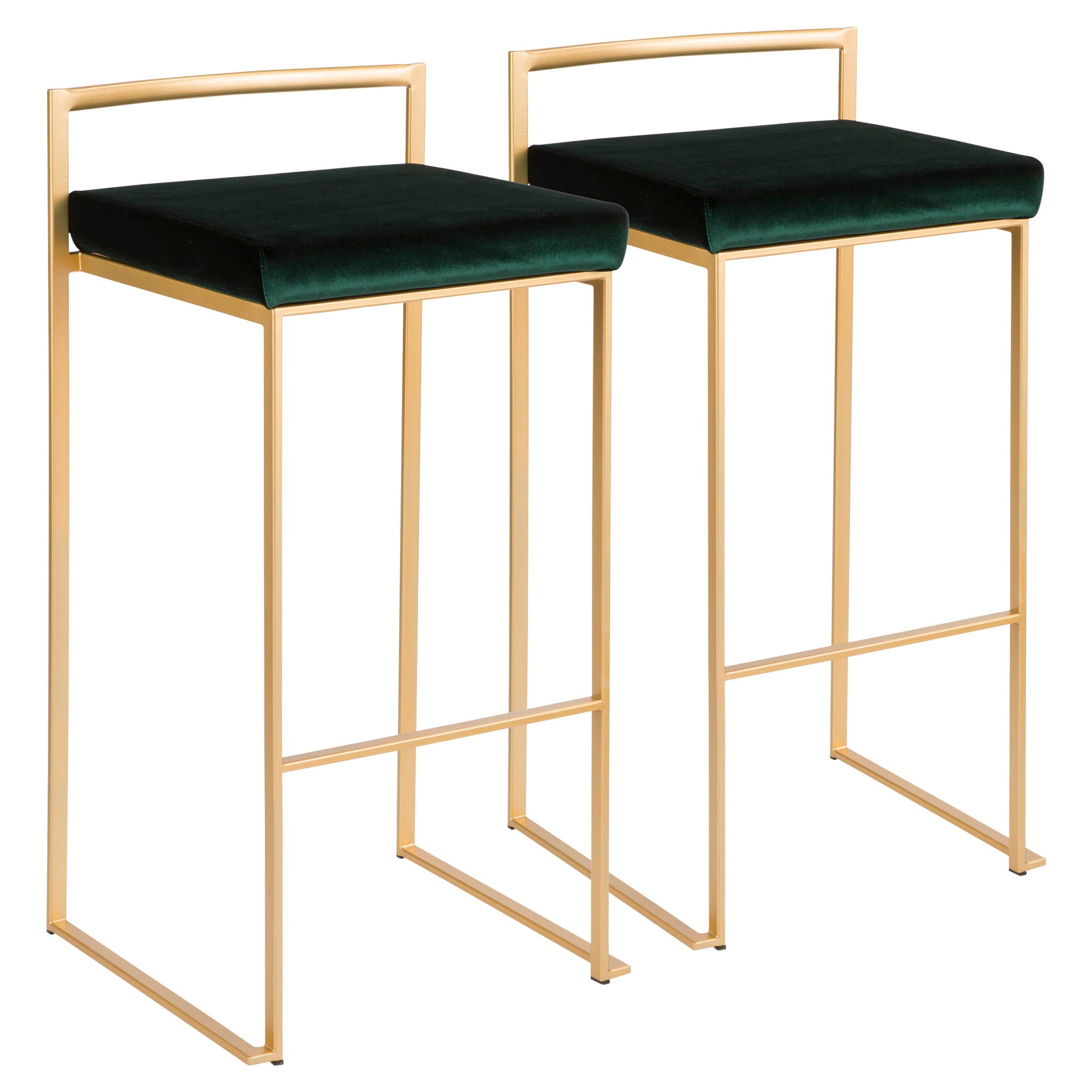 Fuji - Contemporary / Glam & Quality Construction Barstool - Best Buy Furniture