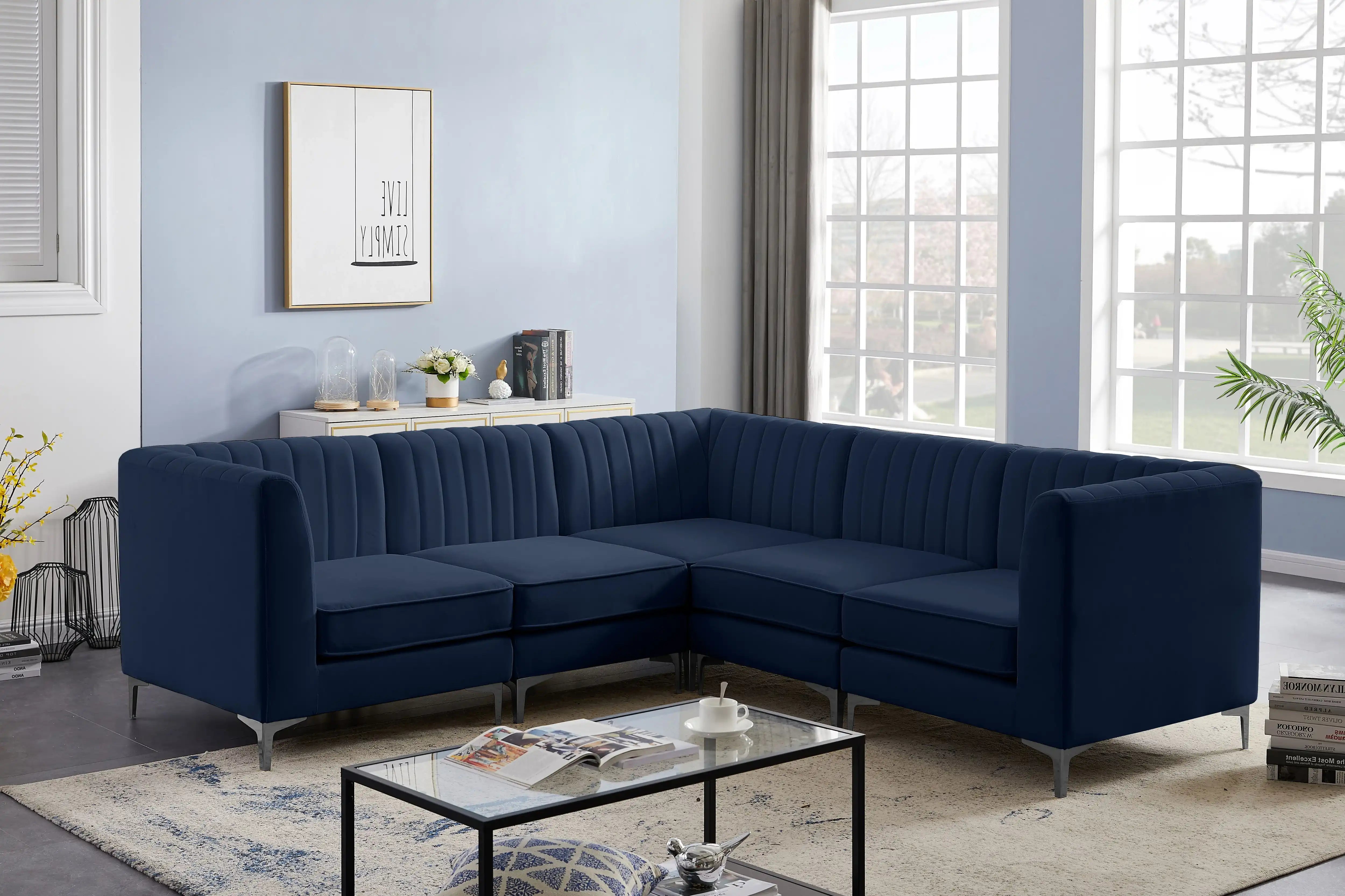 Alina - 5 Piece Modular Corner Sectional - Best Buy Furniture