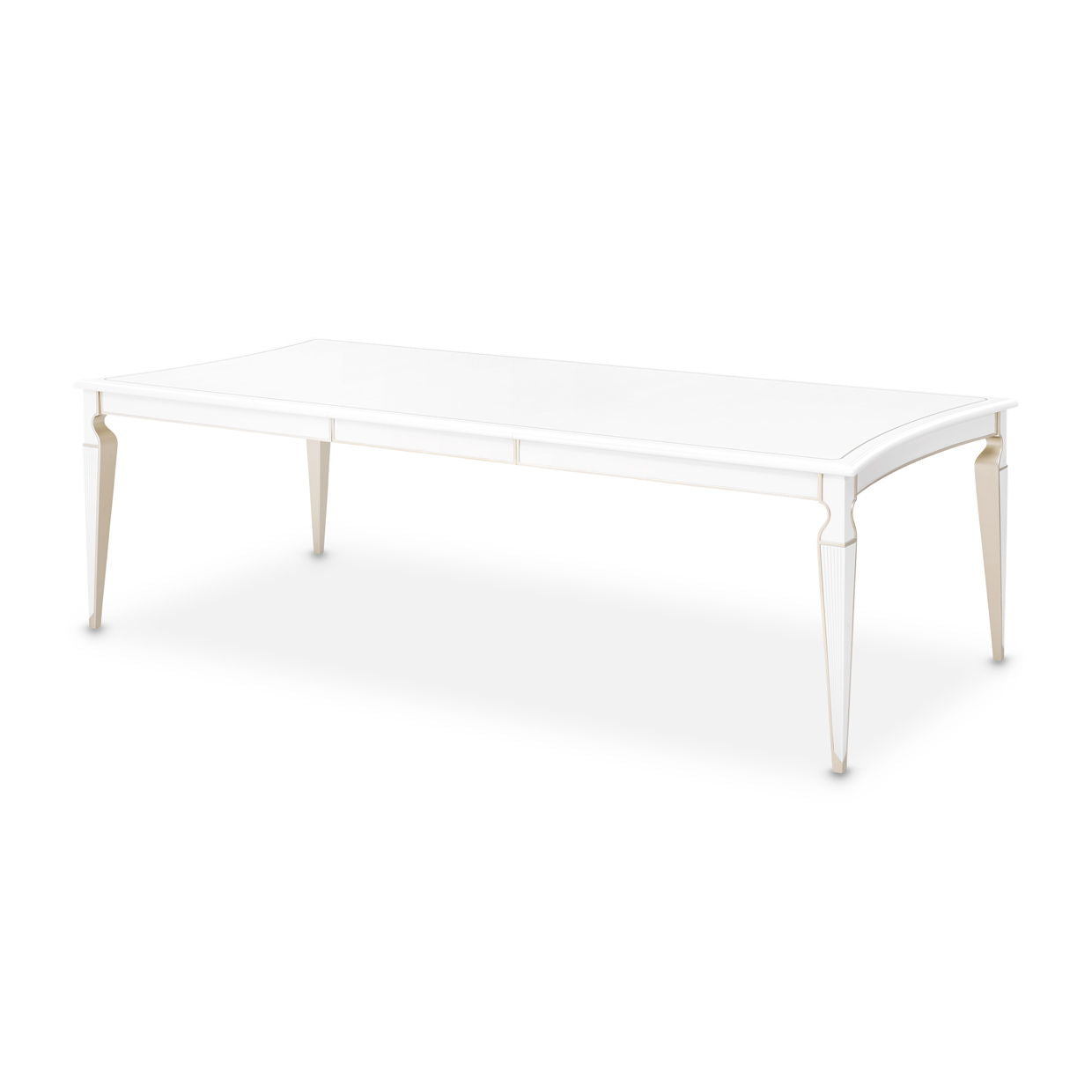 La Marisia - Rectangular Dining Table - Creamy Pearl - Best Buy Furniture