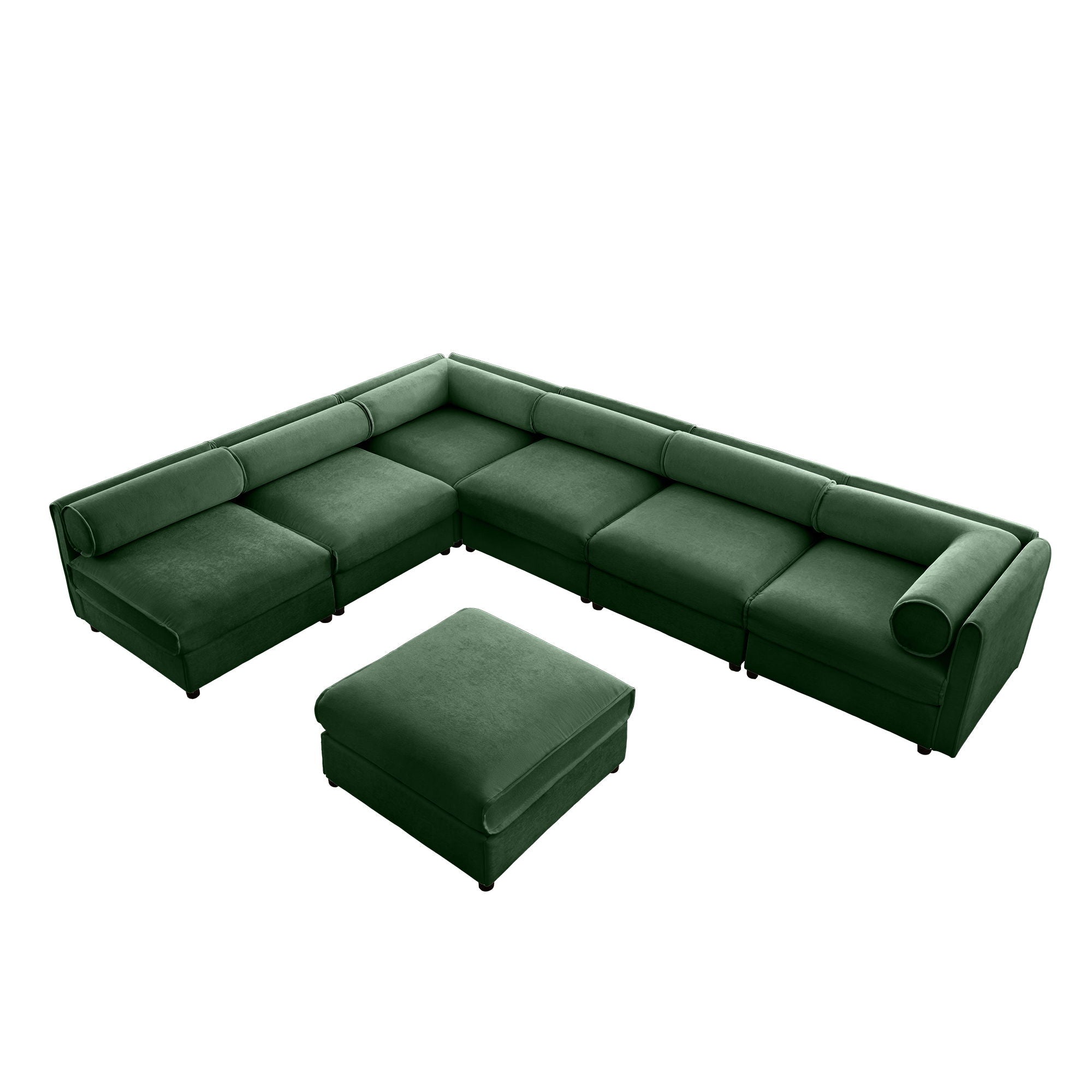 Modern Modular Sectional Sofa With Storag, Contemporary Cylindrical Design - Best Buy Furniture