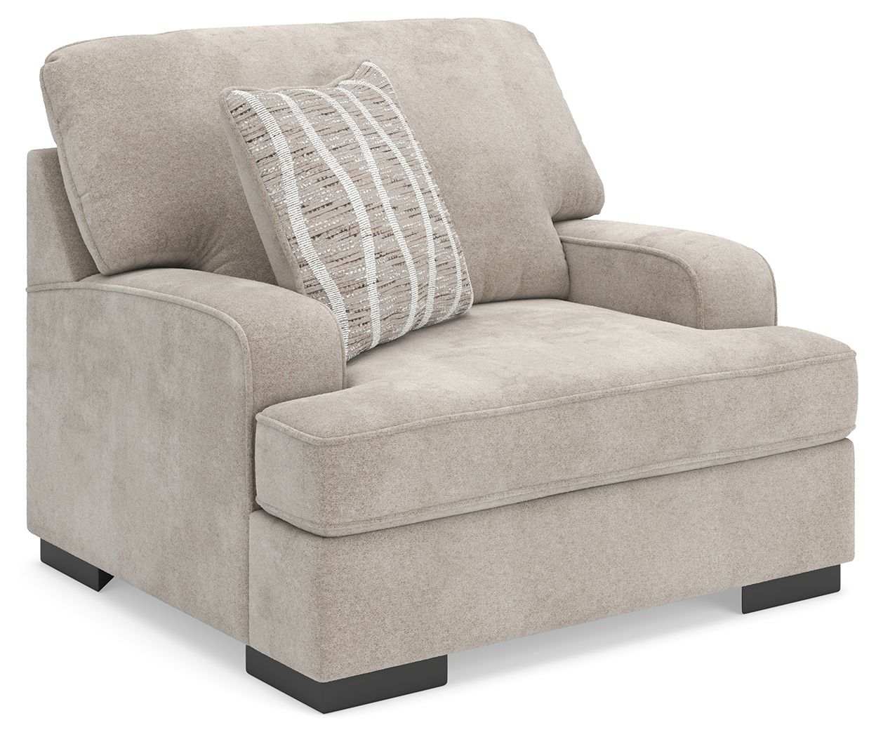 High Profile - Chair and a Half - Taupe - Best Buy Furniture