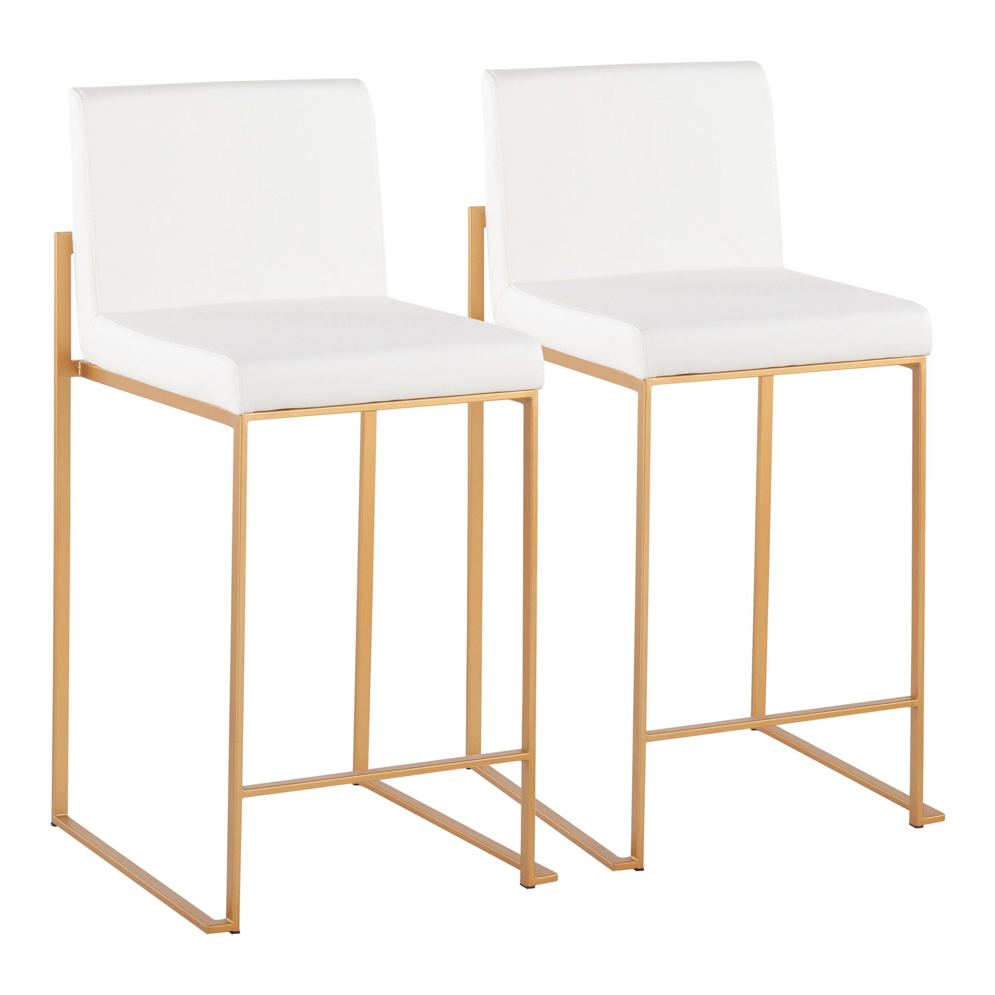 Fuji - Contemporary High Back Stylish Counter Stool - Best Buy Furniture