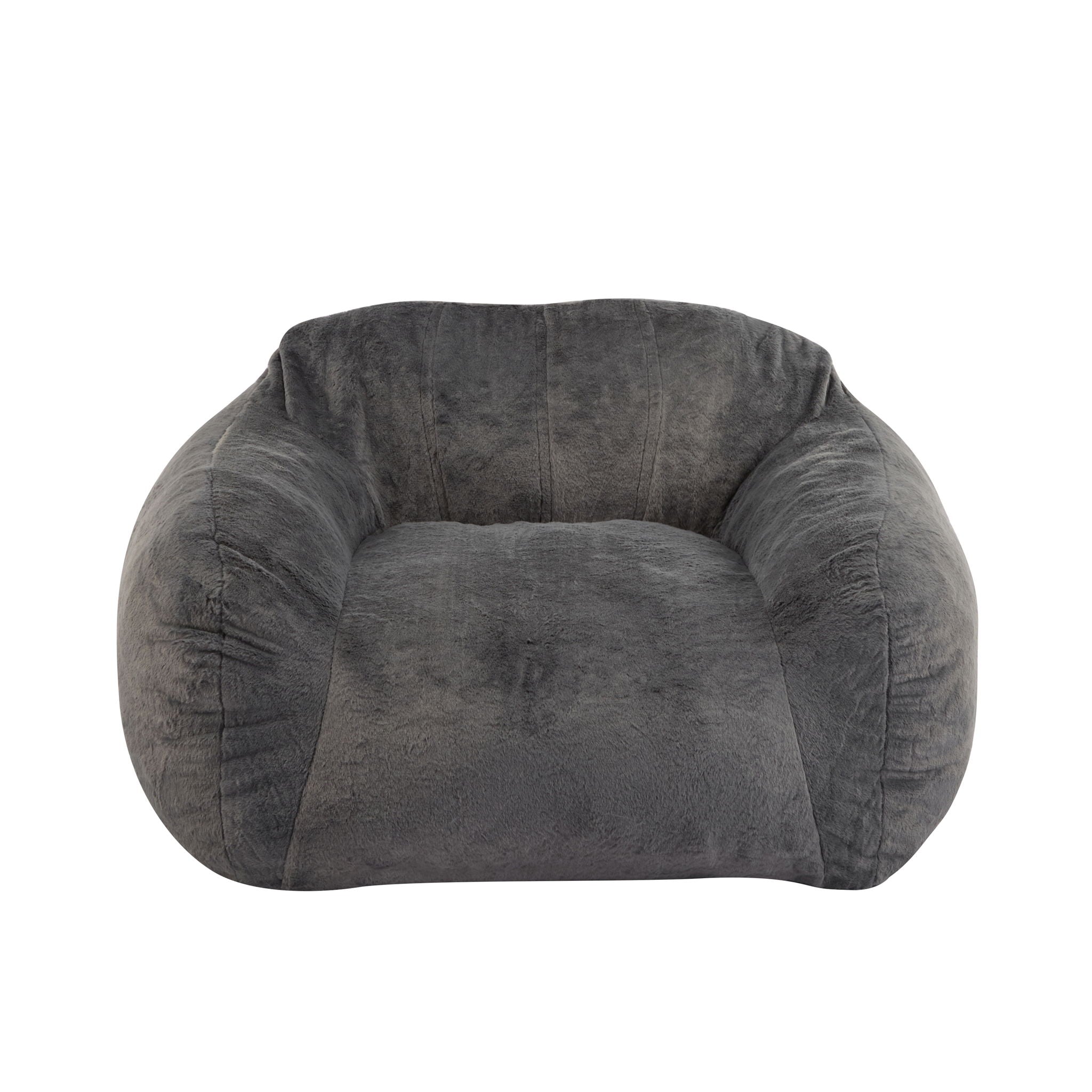 Sezze - Indoor Bean Bag Chair - Gray - Best Buy Furniture