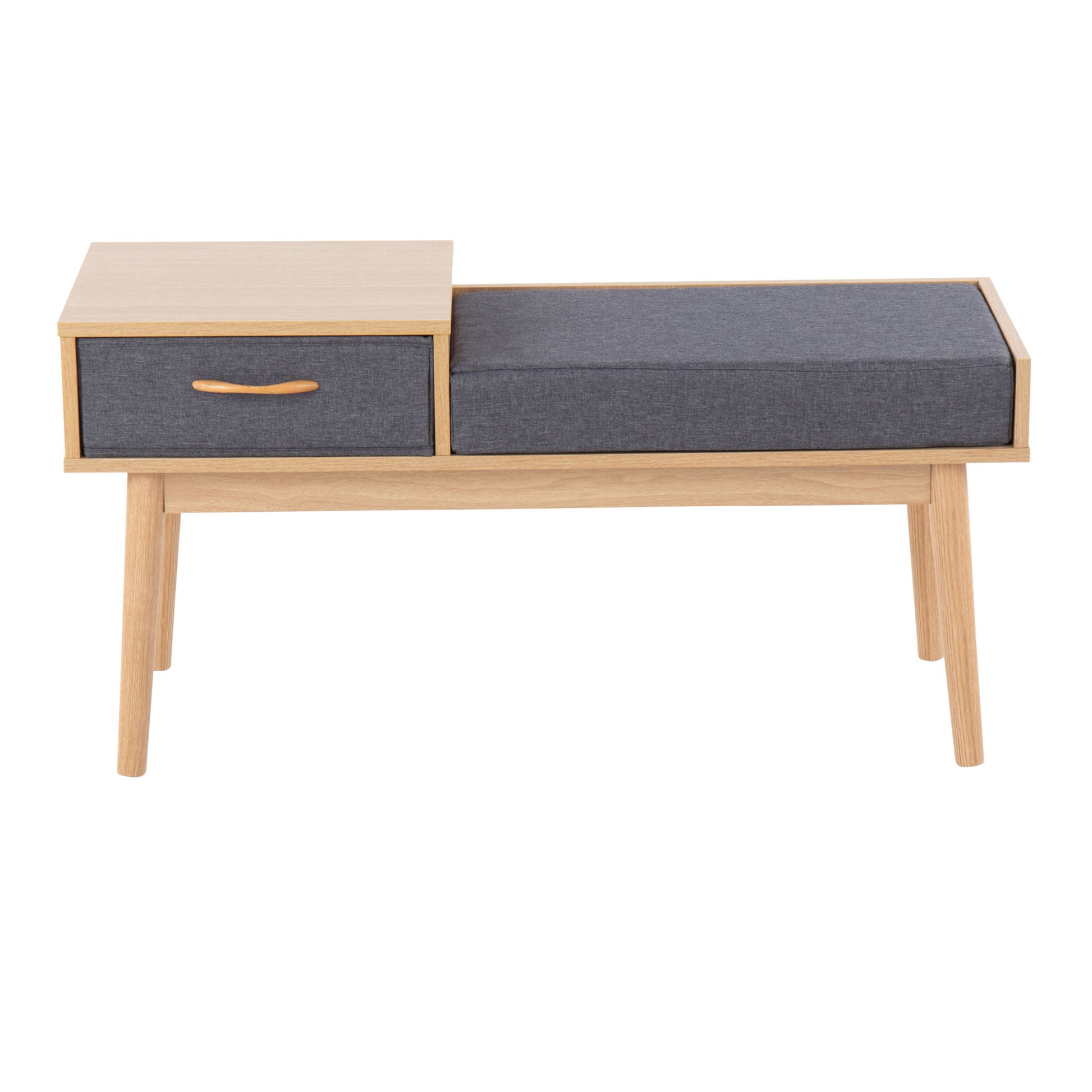 Telephone Contemporary Bench With Pull Out Drawer - Best Buy Furniture