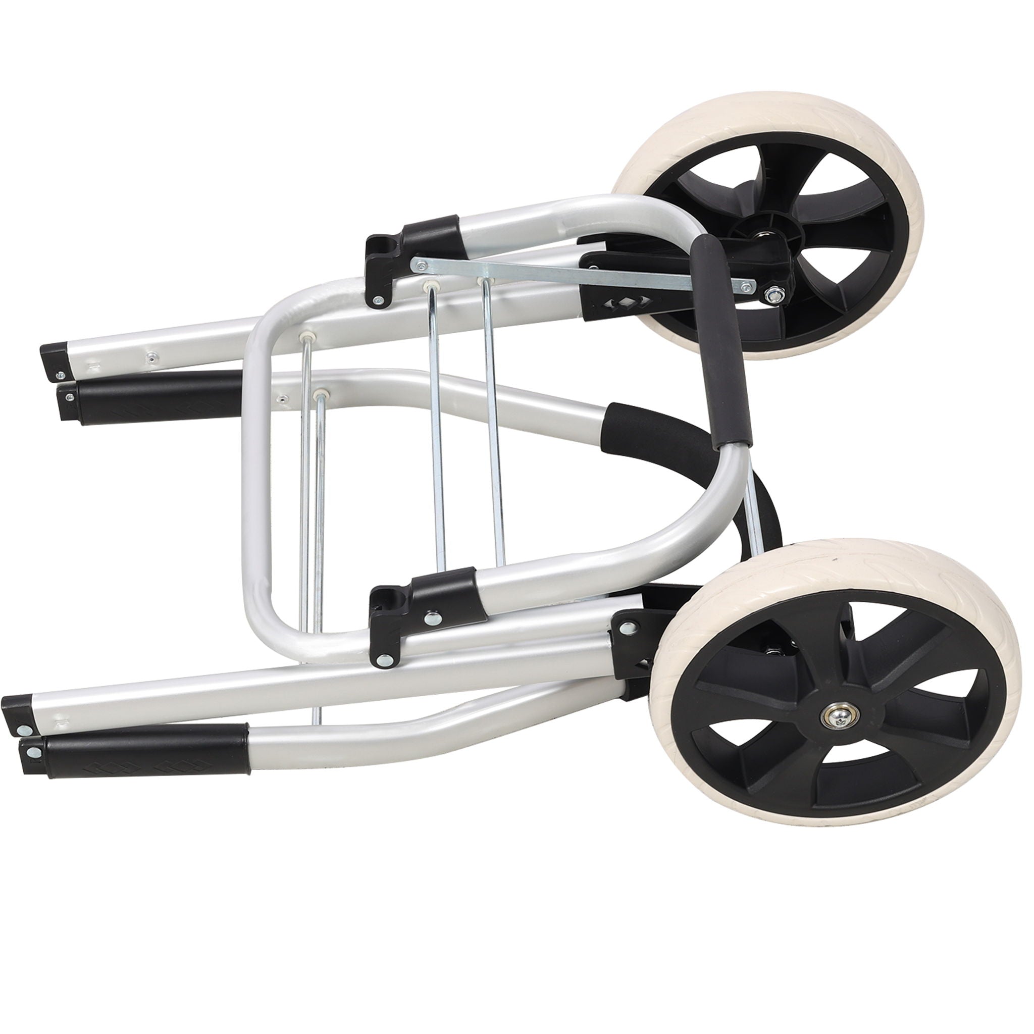 Foldable Shopping Trolley With Wheels And Removable Waterproof Bag - Black - Best Buy Furniture